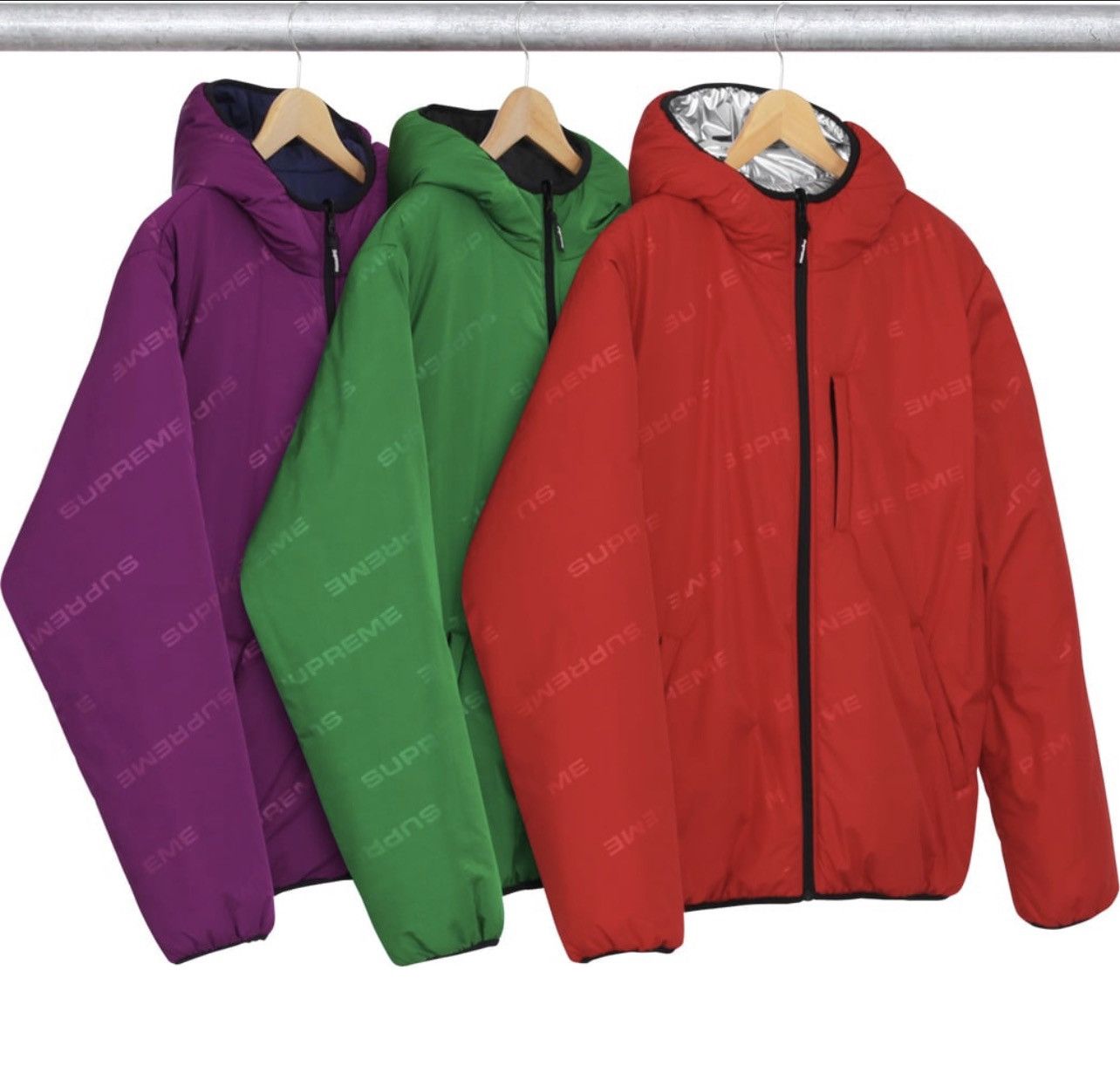 Supreme 2016 Supreme Reversible Hooded puffy jacket Size US L / EU 52-54 / 3 - 10 Thumbnail