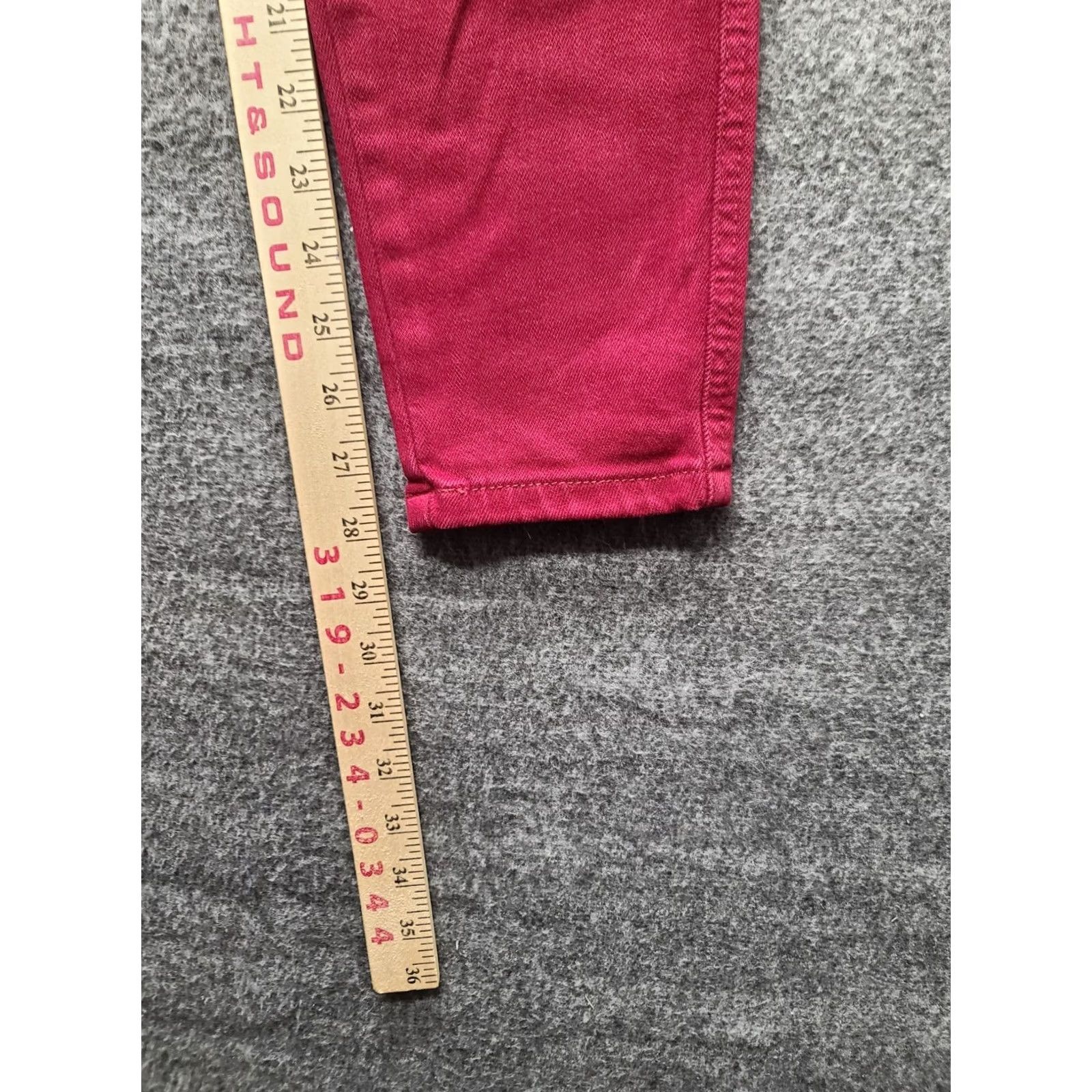 Vintage VINTAGE Judy Blue Jeans Womens 27 Skinny High Rise Slimming Tummy Control Red 90s Denim Jeans Womens 27 Inches Size 27" / US 4 / IT 40 - 7 Thumbnail