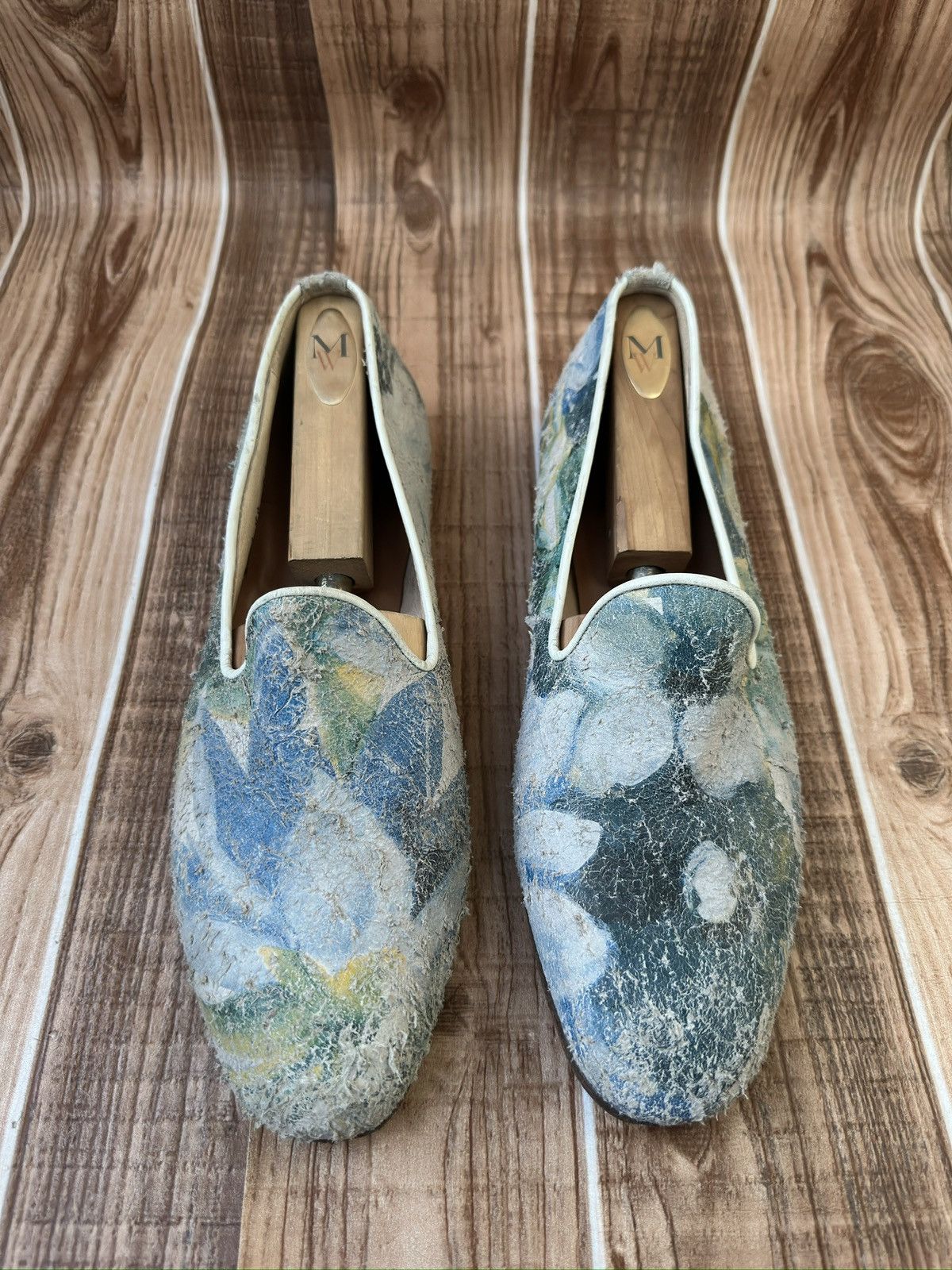 Alfredo Bannister Alfredo Bannister Y2K Flower Print Loafers Size US 9 / EU 42 - 4 Thumbnail
