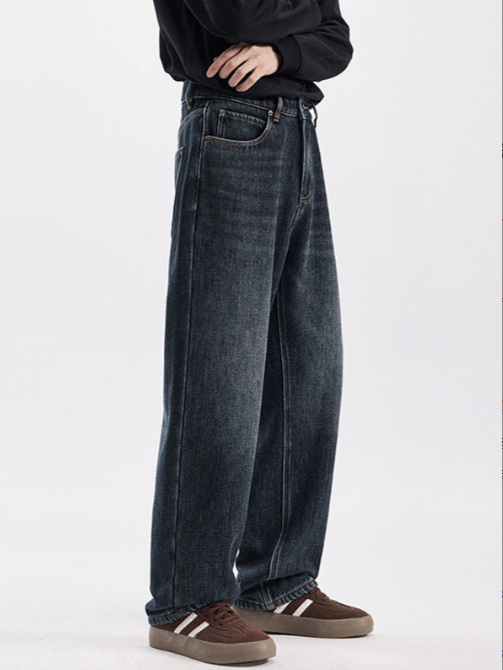 Japanese Brand × Jean American retro men's loose trendy straight jeans Size US 32 / EU 48 - 3 Thumbnail