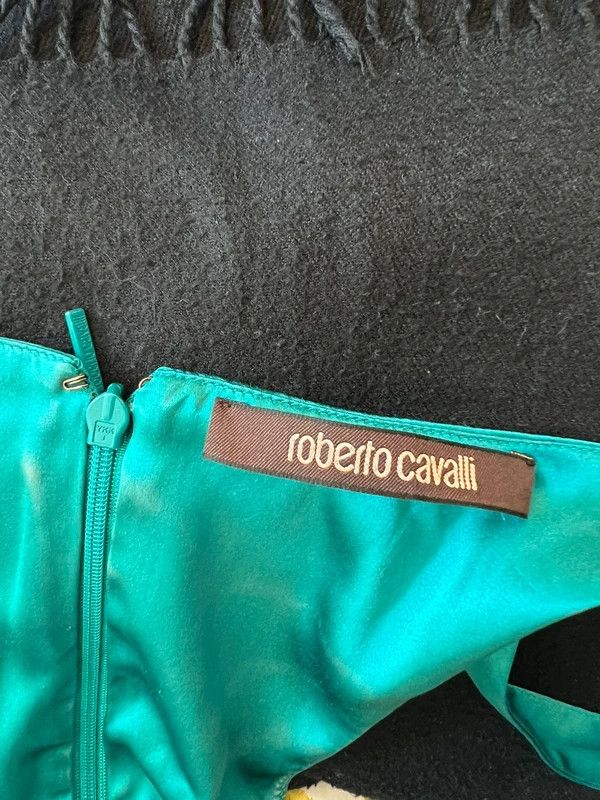 Roberto Cavalli Roberto Cavalli Silk Fringe Dress, 1990s Size L / US 10 / IT 46 - 4 Thumbnail