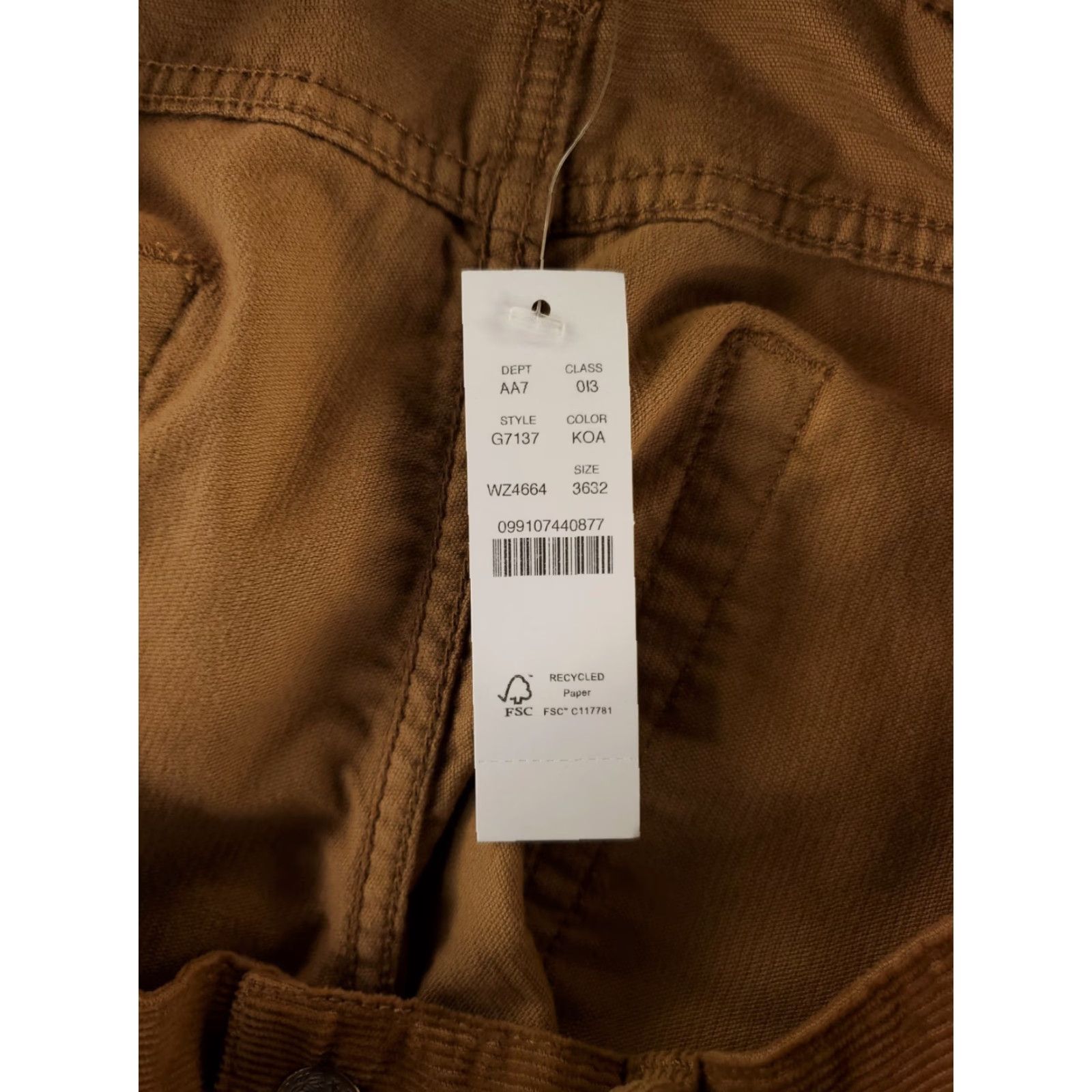 J.Crew J.Crew Pants Pinwale Corduroy Straight Fit 770 Brown Mens 36x32 NWT Size US 36 / EU 52 - 5 Thumbnail