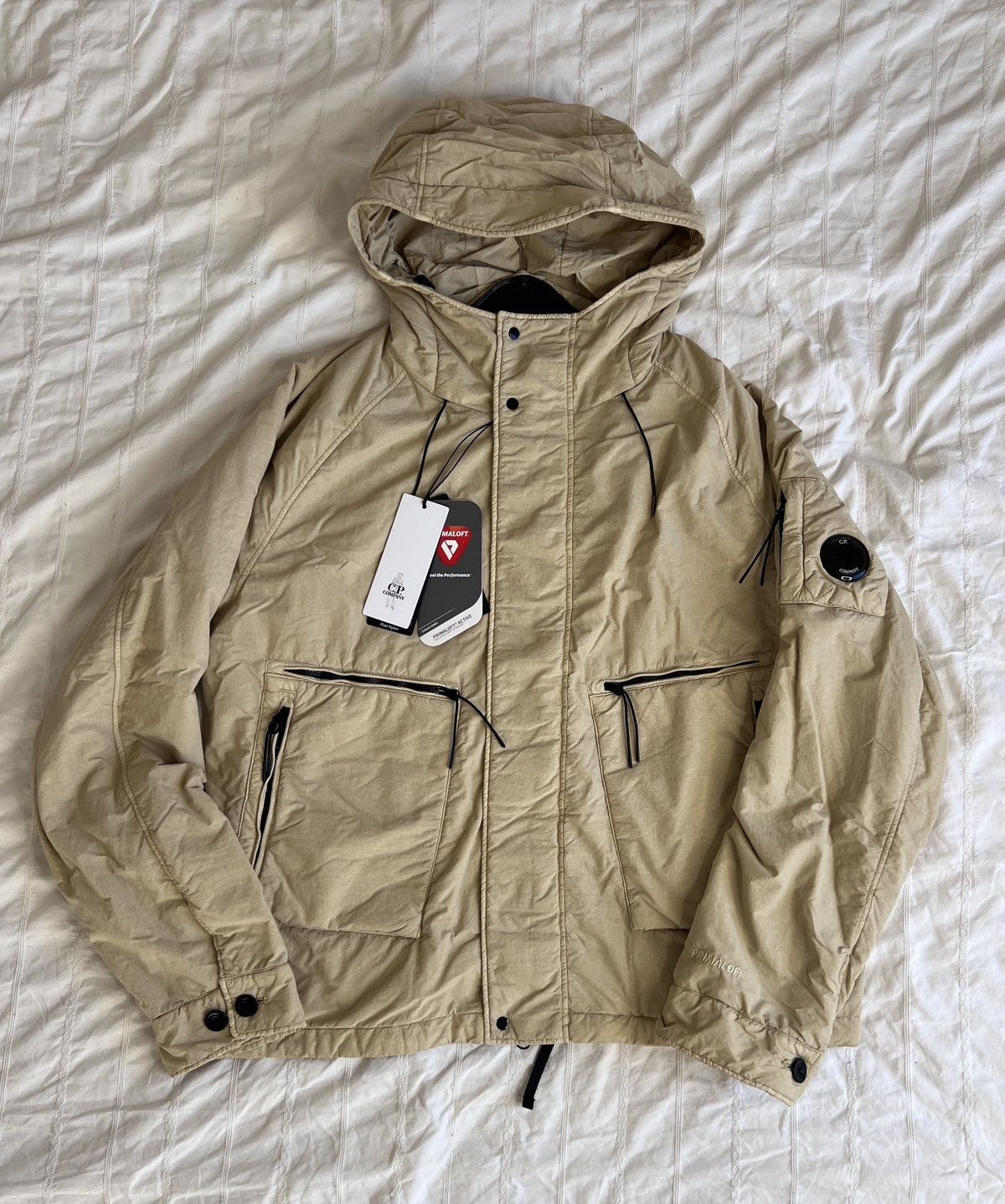 C.P. Company C.P. Company Flatt Nylon Hooded Jacket – Mojave Desert Size US L / EU 52-54 / 3 - 1 Thumbnail
