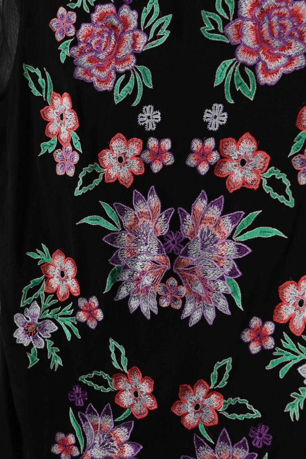 Other 2010's International Concepts Floral Embroidered Blouse Size XL / US 12-14 / IT 48-50 - 4 Thumbnail