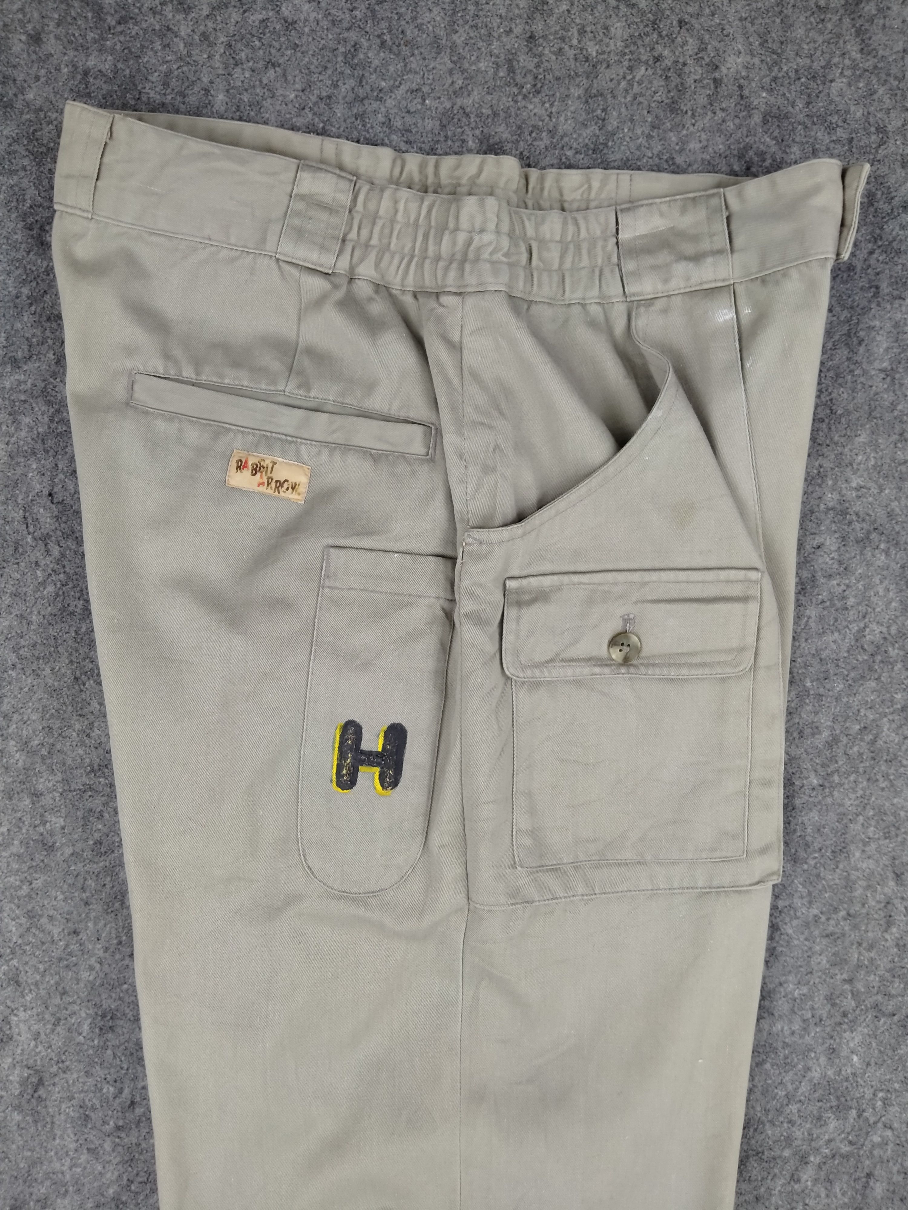 Japanese Brand Elastic/Drawstring Waist Japanese Brand Cargo 31x28.5 -CP077 Size US 31 - 4 Thumbnail