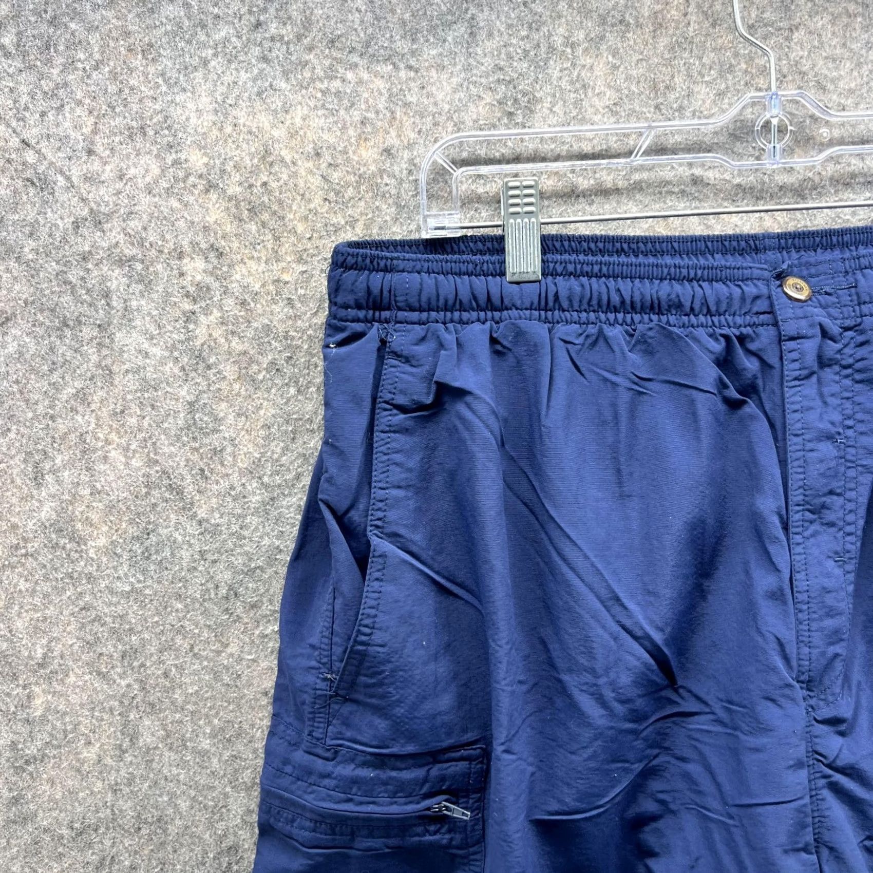 Tommy Bahama Tommy Bahama Shorts Men Large Blue Nylon Athletic Elastic Waist Lined Casual Size US 33 - 3 Thumbnail