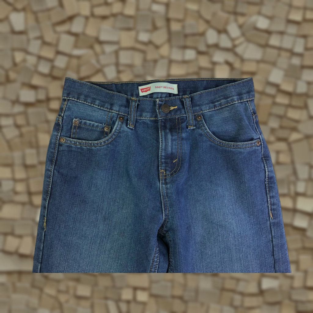 Levi's Levi's 550 Relaxed Straight Womens Size 14 Regular 28x27 Measured Blue Jeans Size 36" / US 14 / IT 50 - 1 Thumbnail