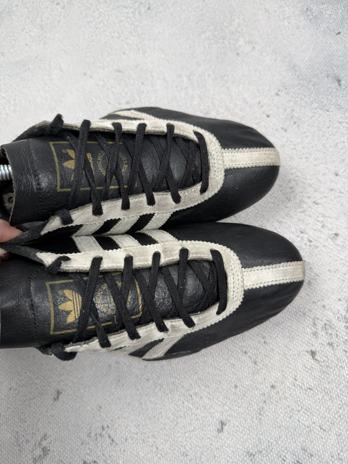 Adidas Adidas Melbourne Up There City Series Black Leather Sneakers Size US 6.5 / IT 36.5 - 9 Thumbnail