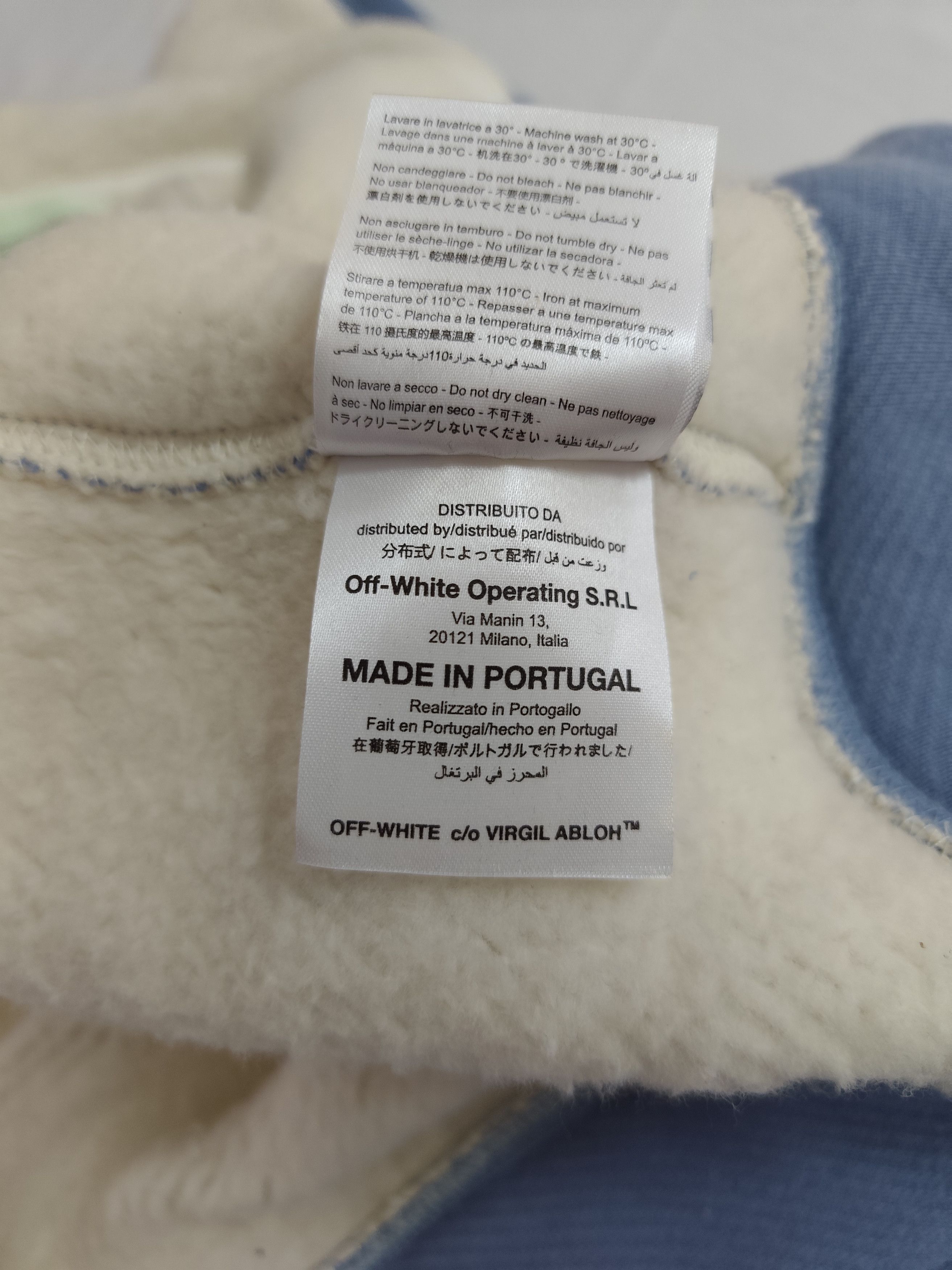 Off-White Off-White "Sherpa-Lined Crop Hoodie" Size S / US 4 / IT 40 - 8 Thumbnail
