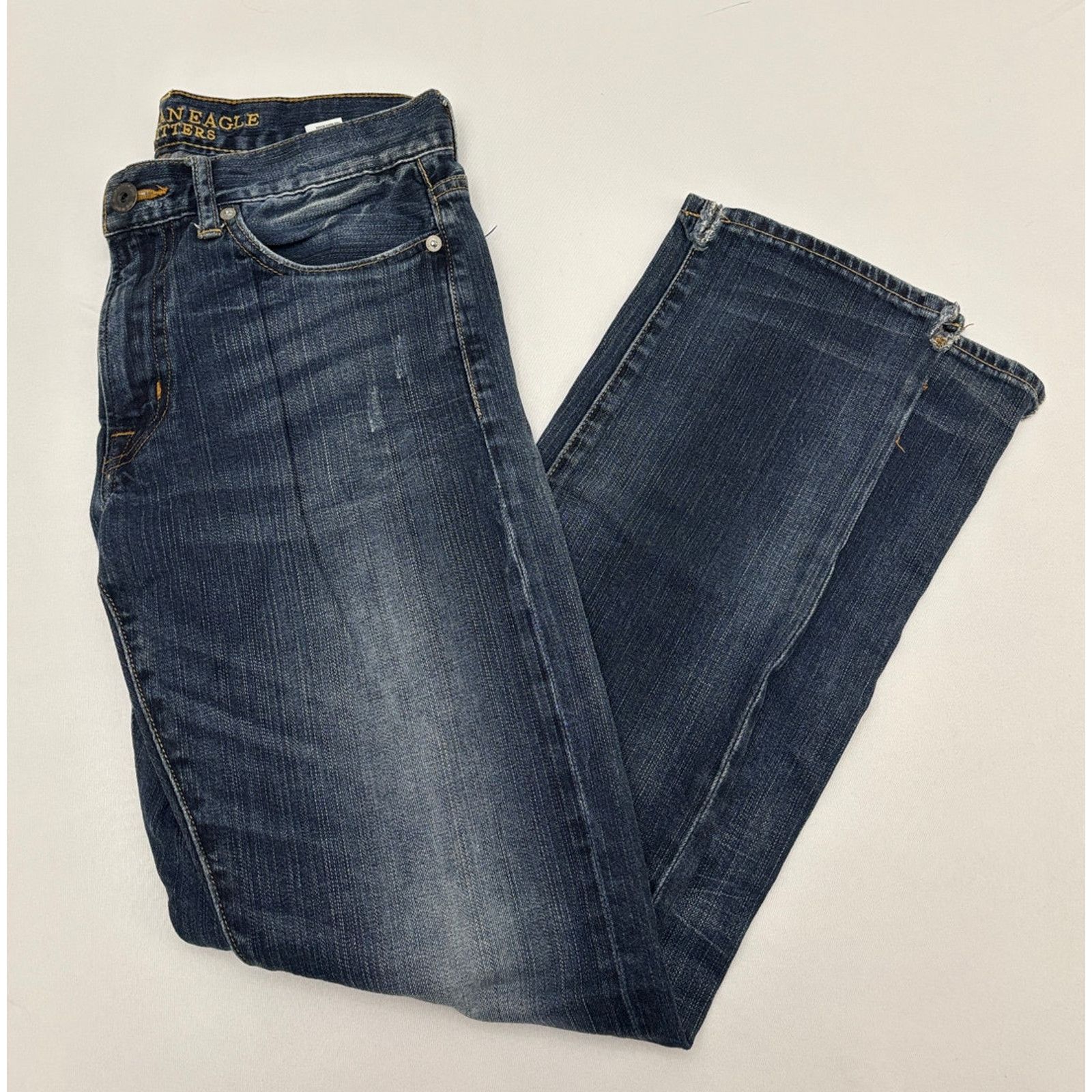 American Eagle Outfitters AMERICAN EAGLE Women’s 30x30 Distressed Slim Fit Jeans Size 30" / US 8 / IT 44 - 4 Thumbnail