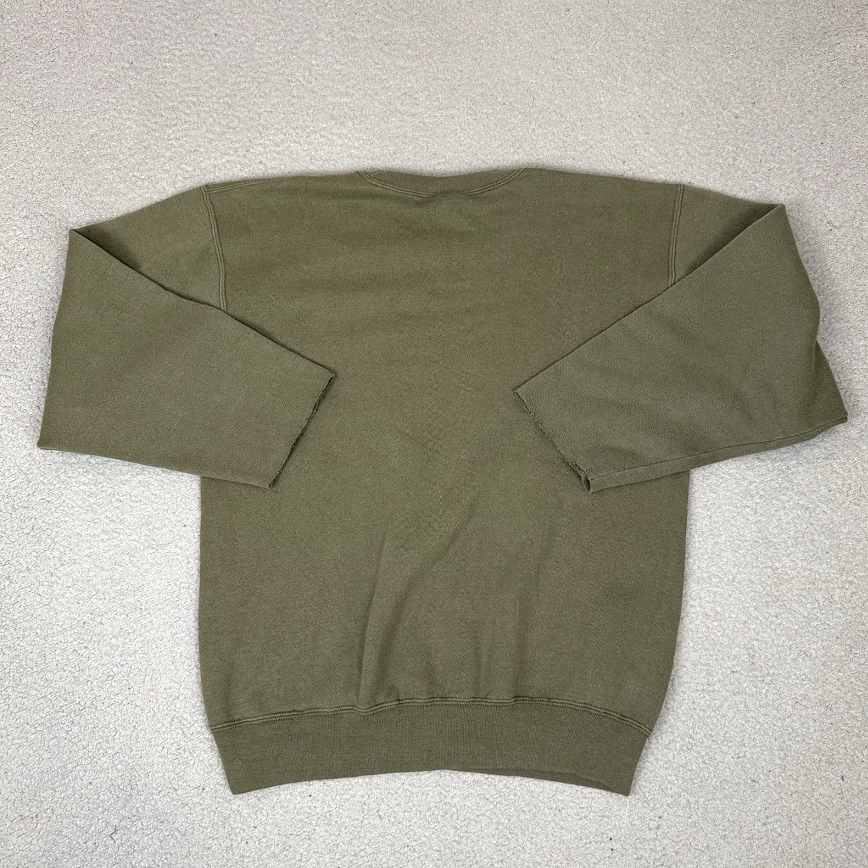 Soffe VINTAGE Soffe USMC Marines Sweatshirt Mens M Crewneck Army Green USA Made Size US M / EU 48-50 / 2 - 5 Thumbnail