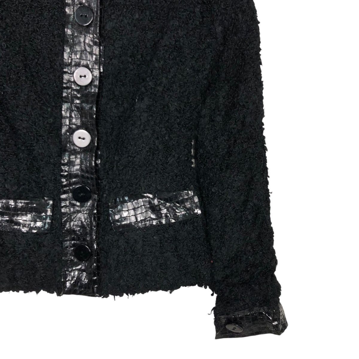 Japanese Brand Vintage Cropped Biker Jacket Quilted Tartan Angelo Tarlazzi Size M / US 6-8 / IT 42-44 - 6 Thumbnail