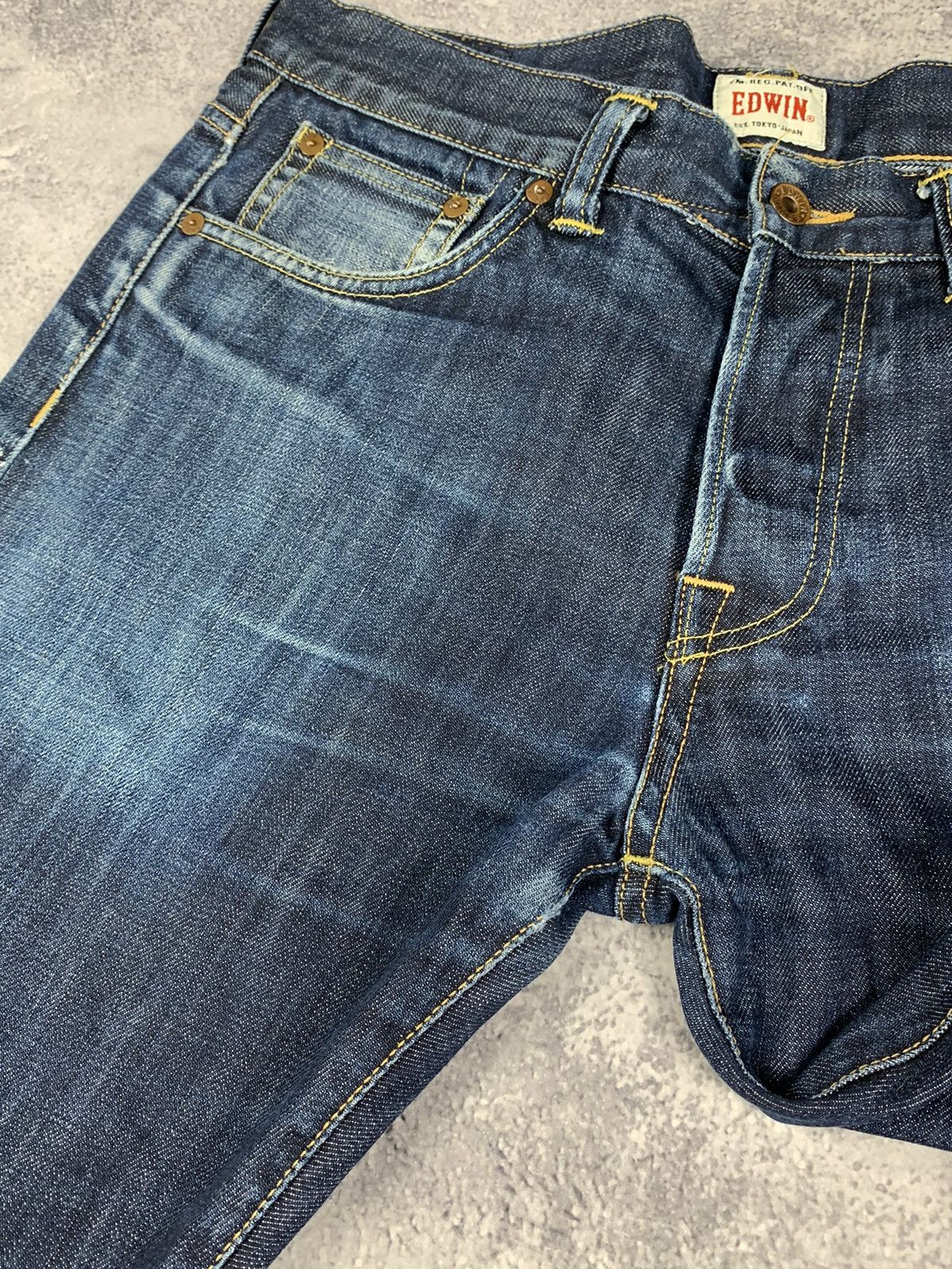 Edwin Vintage Edwin Selvage Slim Jeans Size 32x32 Japanese Brand Size US 32 / EU 48 - 10 Thumbnail