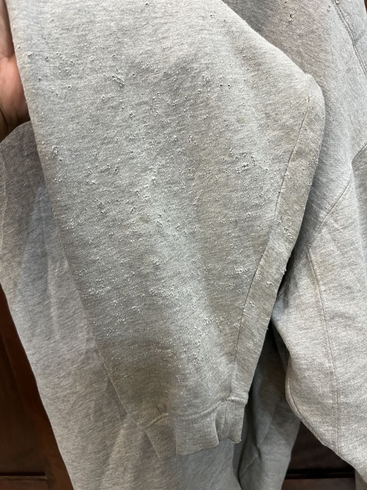 Adidas Vintage Adidas Center Yankees Trashed Hoodies Size US XL / EU 56 / 4 - 8 Thumbnail