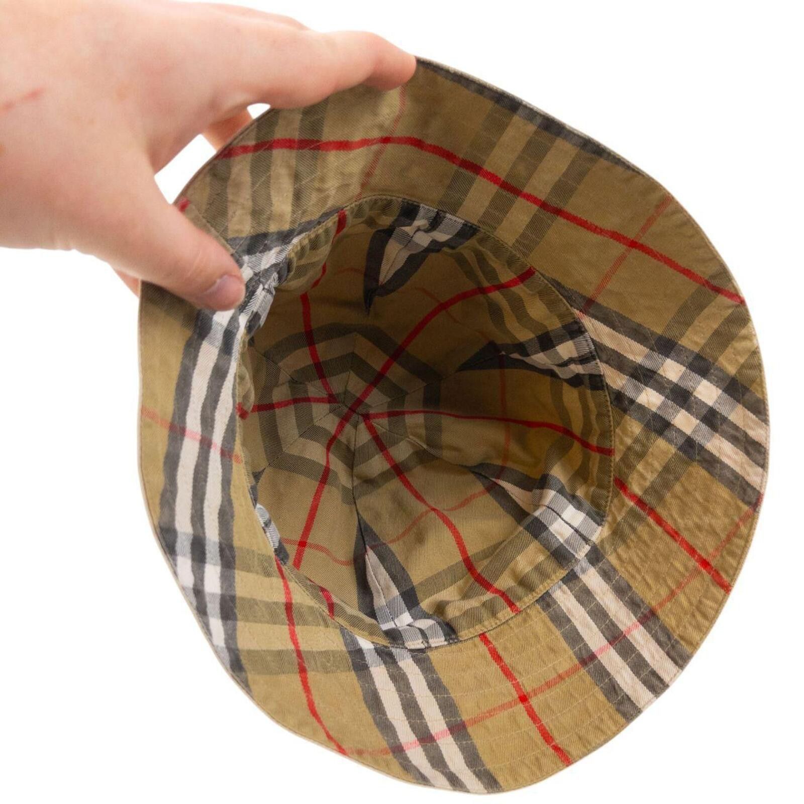 Burberry Vintage 90s Burberry Nova Check Reversible Bucket Hat Size ONE SIZE - 5 Thumbnail