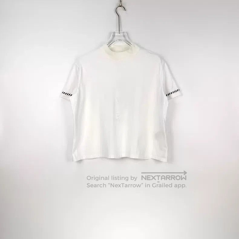 Hermes Hermes White Crew Neck Short Sleeve Size S / US 4 / IT 40 - 3 Thumbnail