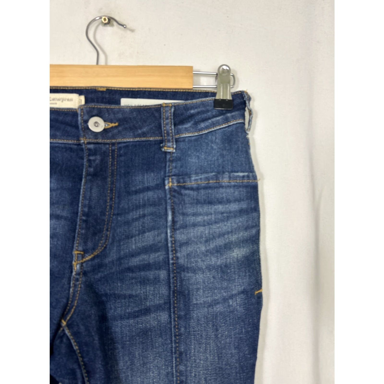 Vintage Anthropologie Pilcro Womens Jeans Denim Jegging Dark Wash 26 Regular 28in Inseam Blue Women Size 26" / US 2 / IT 38 - 4 Thumbnail