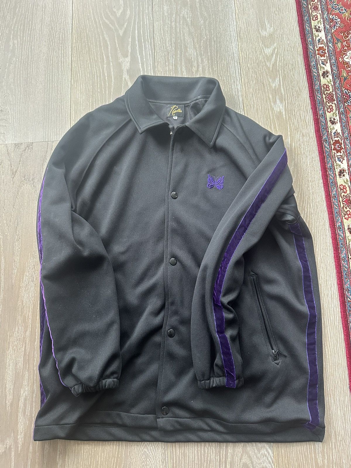 image of Needles Tracksuit Jacket in Black, Men's (Size Medium)