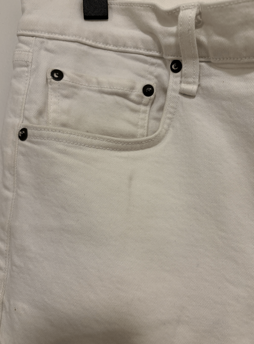Rag & Bone Rag & Bone Slim Fit Size 2 White Jeans Size US 32 / EU 48 - 3 Thumbnail