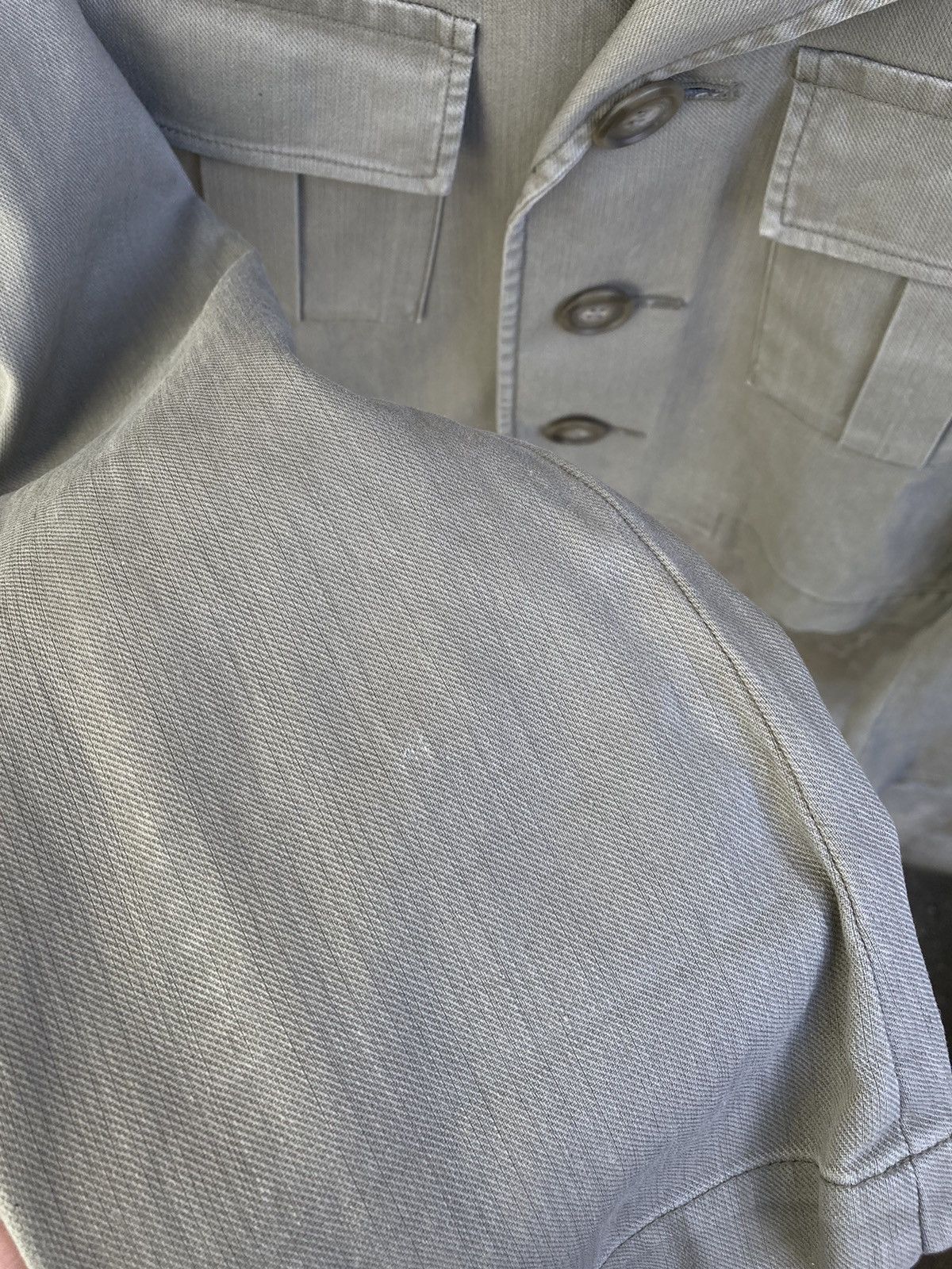 Y's Cropped Safari Denim Jacket Size US M / EU 48-50 / 2 - 8 Thumbnail