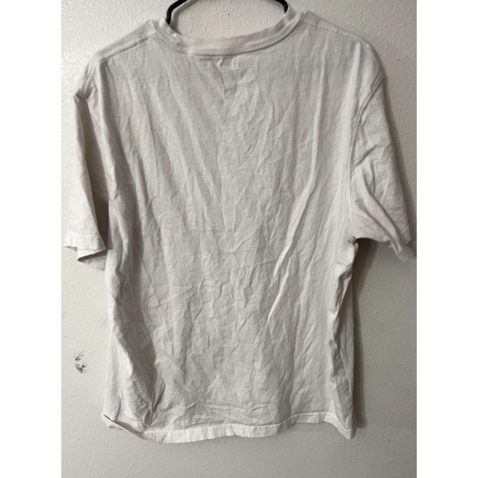 American Eagle Outfitters AMERICAN EAGLE CLASSIC FIT TEE XL CREW NECK SOLID WHITE SHIRT MENS Short Sleeve Size US 36 / EU 52 - 3 Thumbnail
