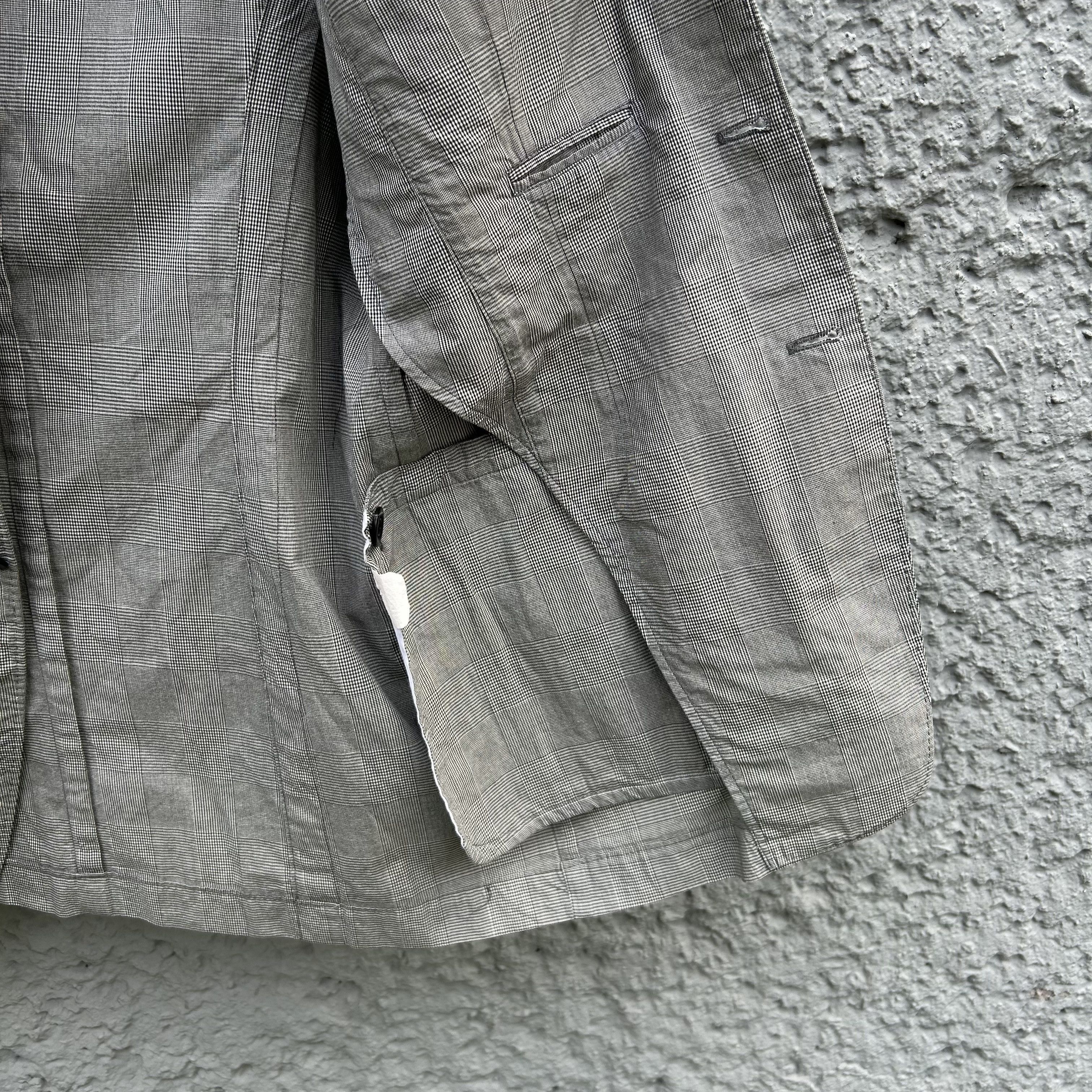 Dries Van Noten Dries van Noten Grey Unlined Blazer Jacket Top Size 50R - 8 Thumbnail