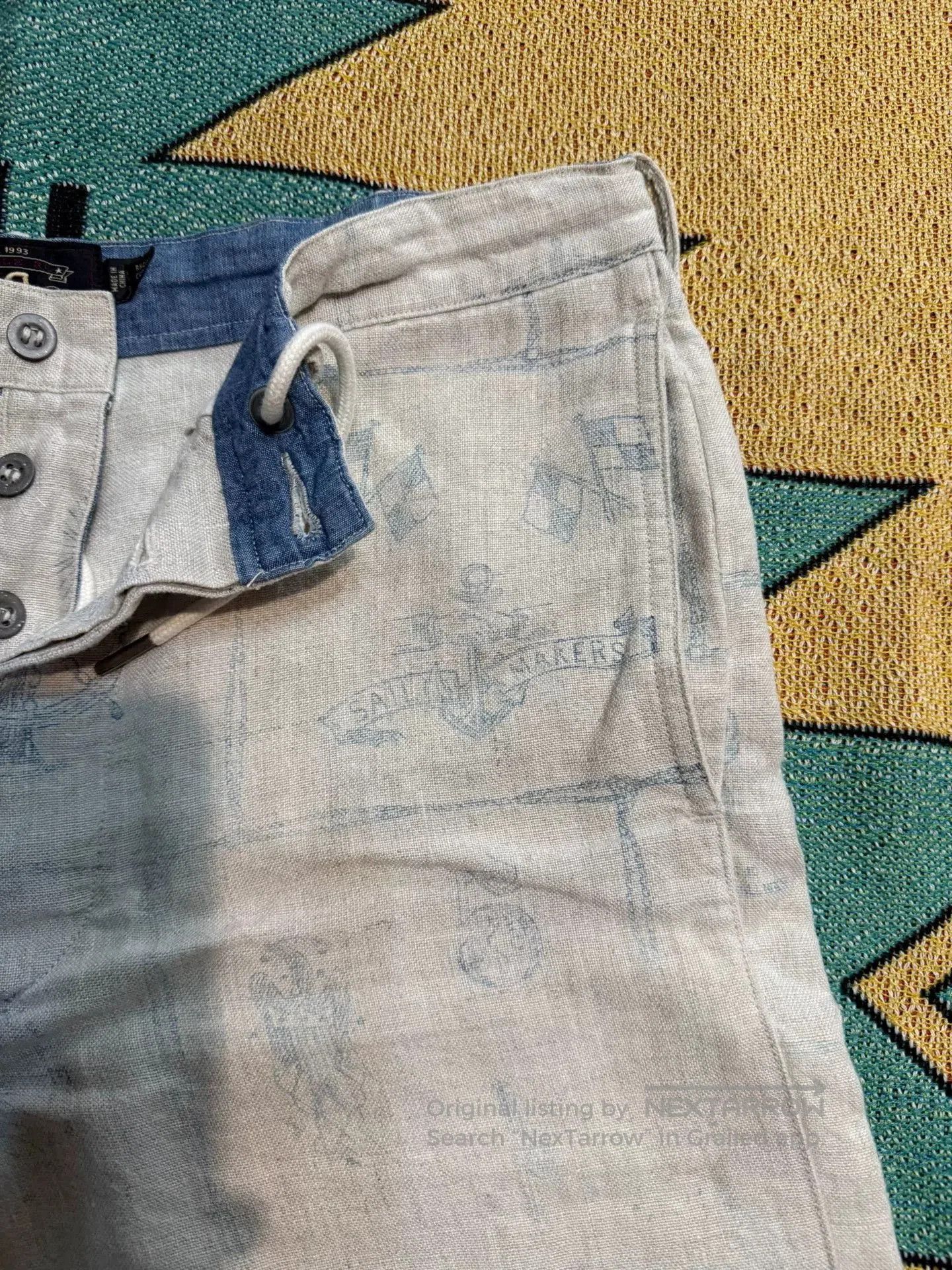 RRL Ralph Lauren RRL Nautical Series Linen Shorts. Size US 32 / EU 48 - 3 Thumbnail