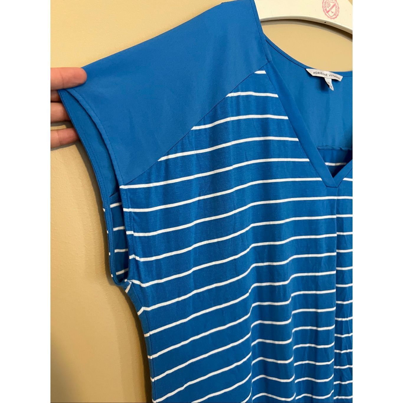 Other Adrienne Vittadini Blue And White Shirt Woman’s Size XXL Size XXL / US 16-18 / IT 52-54 - 2 Thumbnail