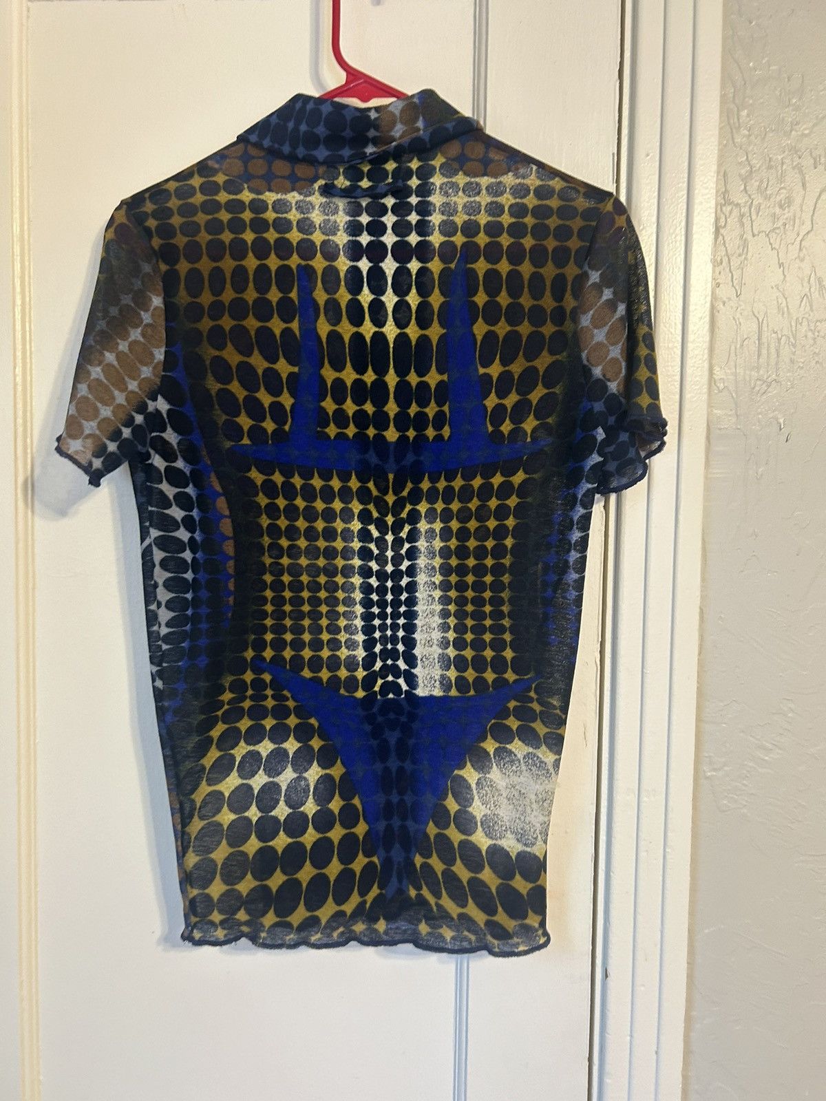 Jean Paul Gaultier Jean Paul gaultier 1995 mesh cyberdot polo Size US S / EU 44-46 / 1 - 6 Thumbnail
