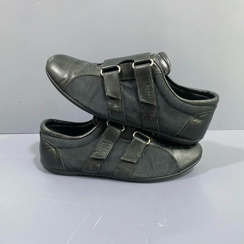 Gucci Gucci Casual Black Canvas Sneakers Size US 8.5 / EU 41-42 - 6 Thumbnail