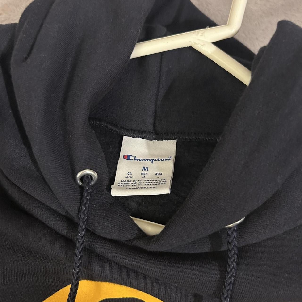 Champion Champion Men's Navy and Yellow Hoody Size US M / EU 48-50 / 2 - 3 Thumbnail