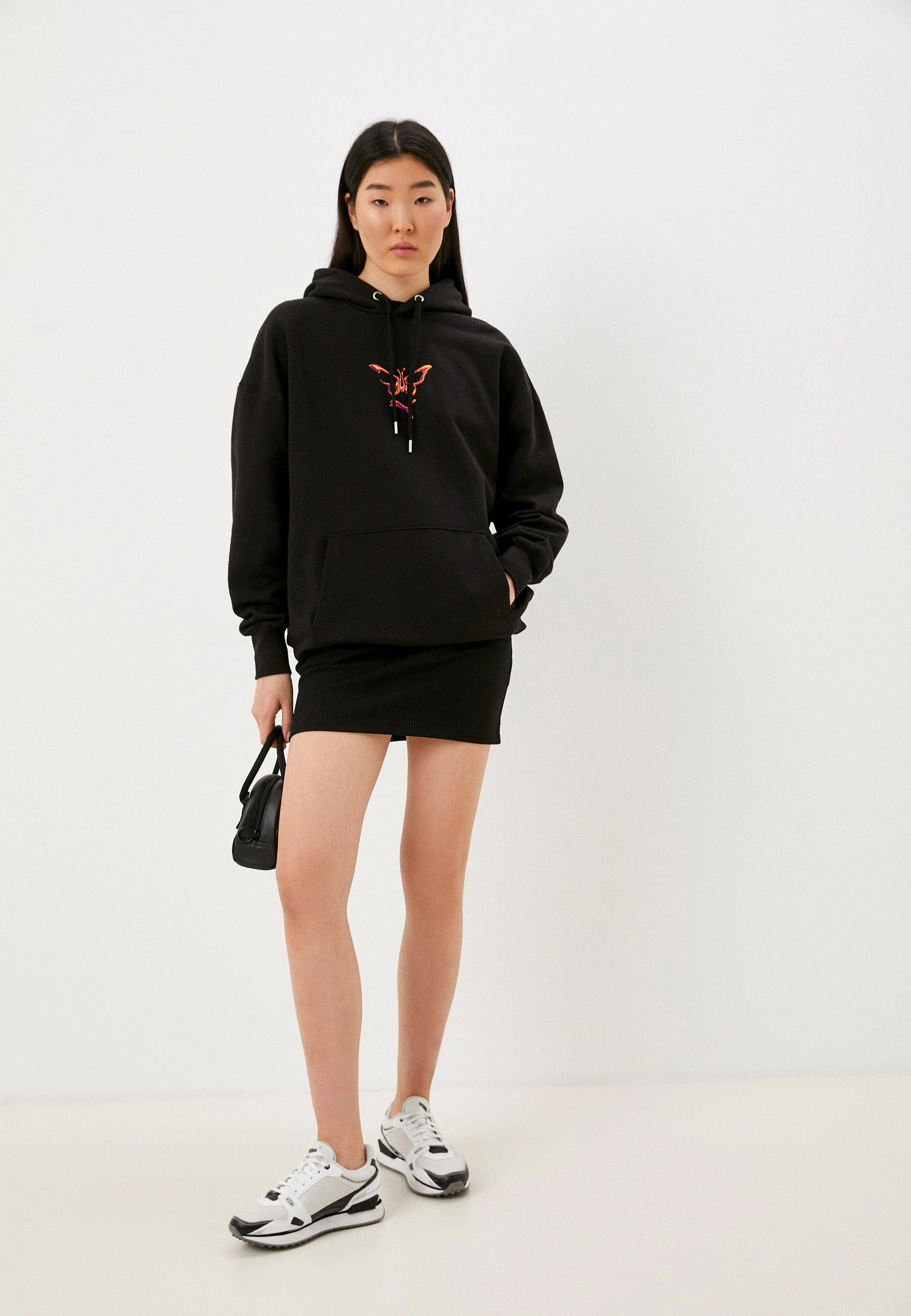 Puma PUMA x DUA LIPA Butterfly Oversized Hoodie Size L / US 10 / IT 46 - 2 Thumbnail