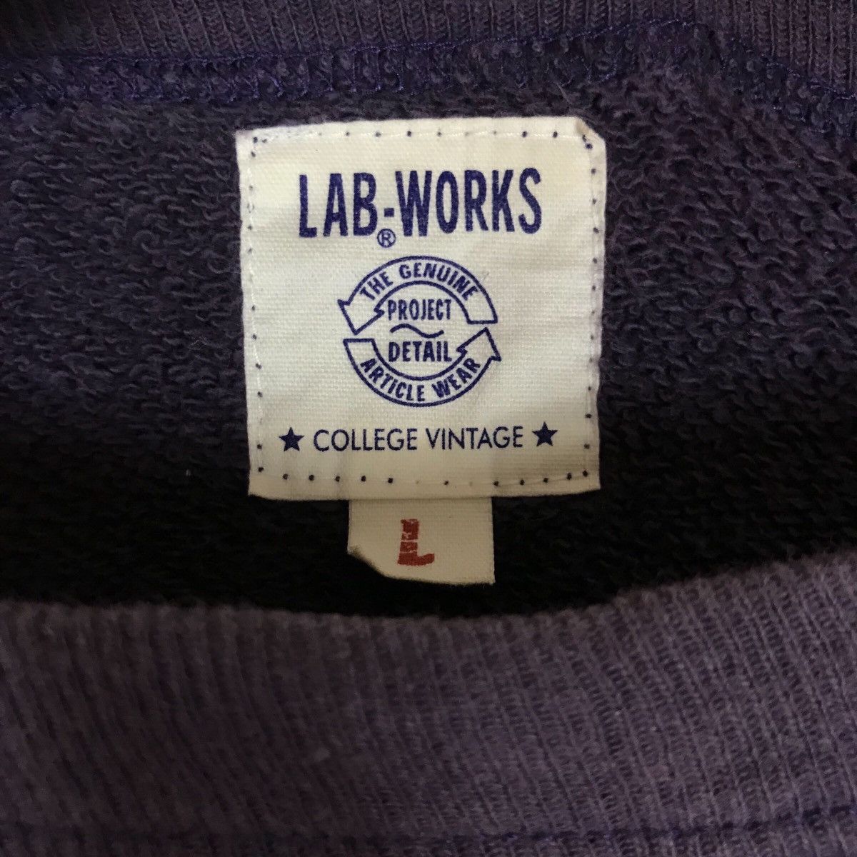 Vintage Vintage Lab-Works NYS BALDWIN Spell Out Pullover Jumper Size US L / EU 52-54 / 3 - 5 Thumbnail