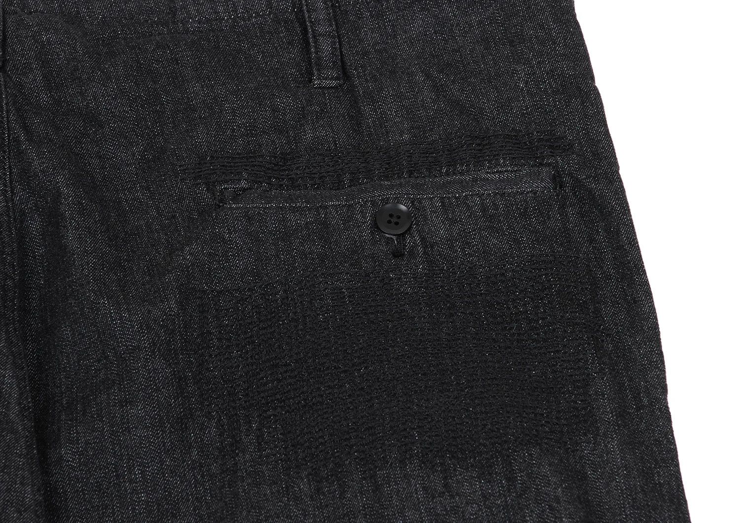 Yohji Yamamoto Repair Design Denim Pants in Black Size 3 Size US 34 / EU 50 - 14 Thumbnail