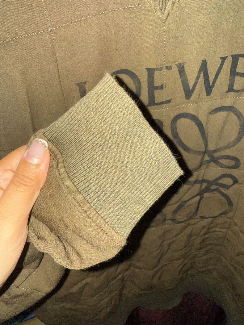 Loewe LOEWE Brown and green cotton hoodie with big Logo Size L / US 10 / IT 46 - 4 Thumbnail