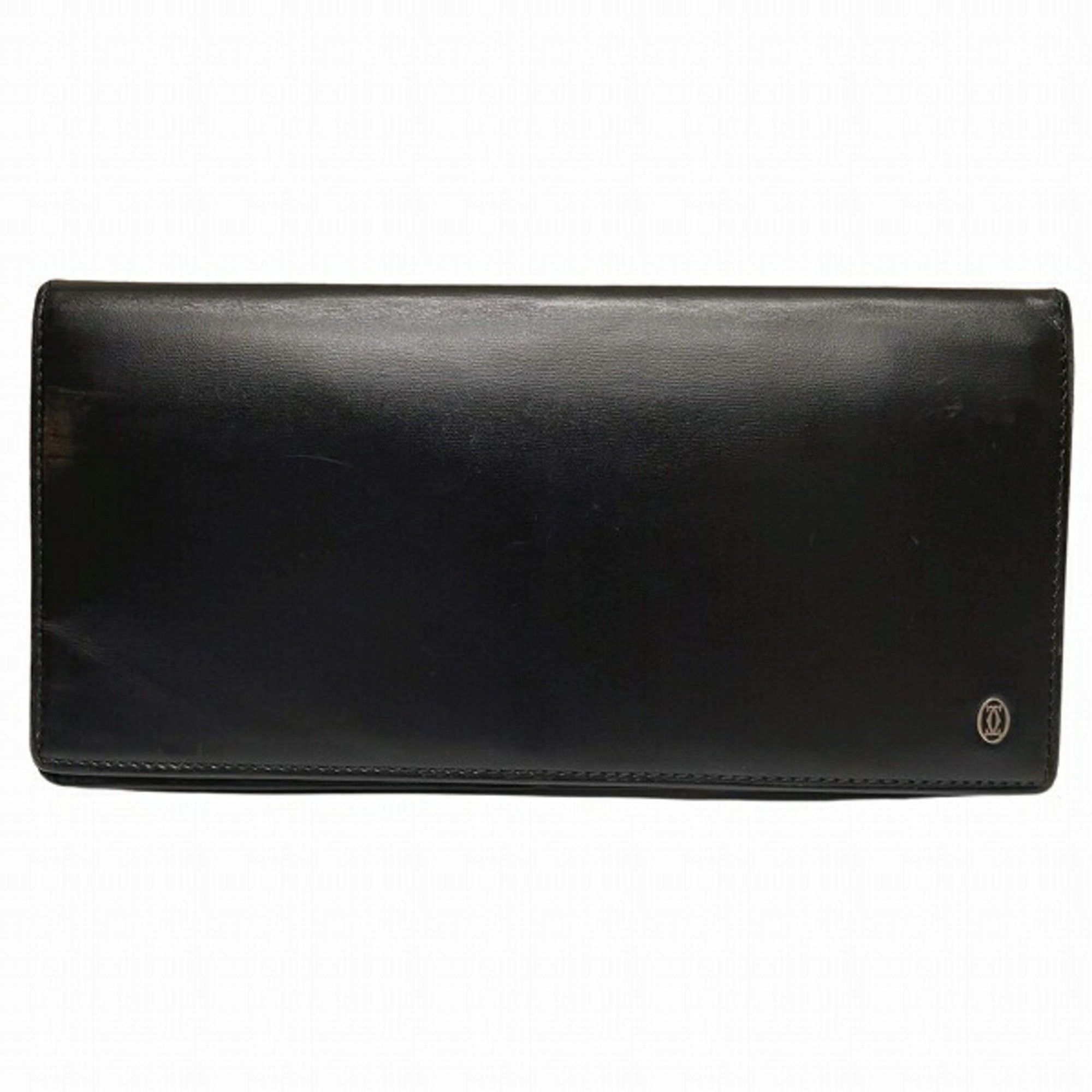 image of Cartier Pasha L3000440 Long Wallet Bifold Men's in Black