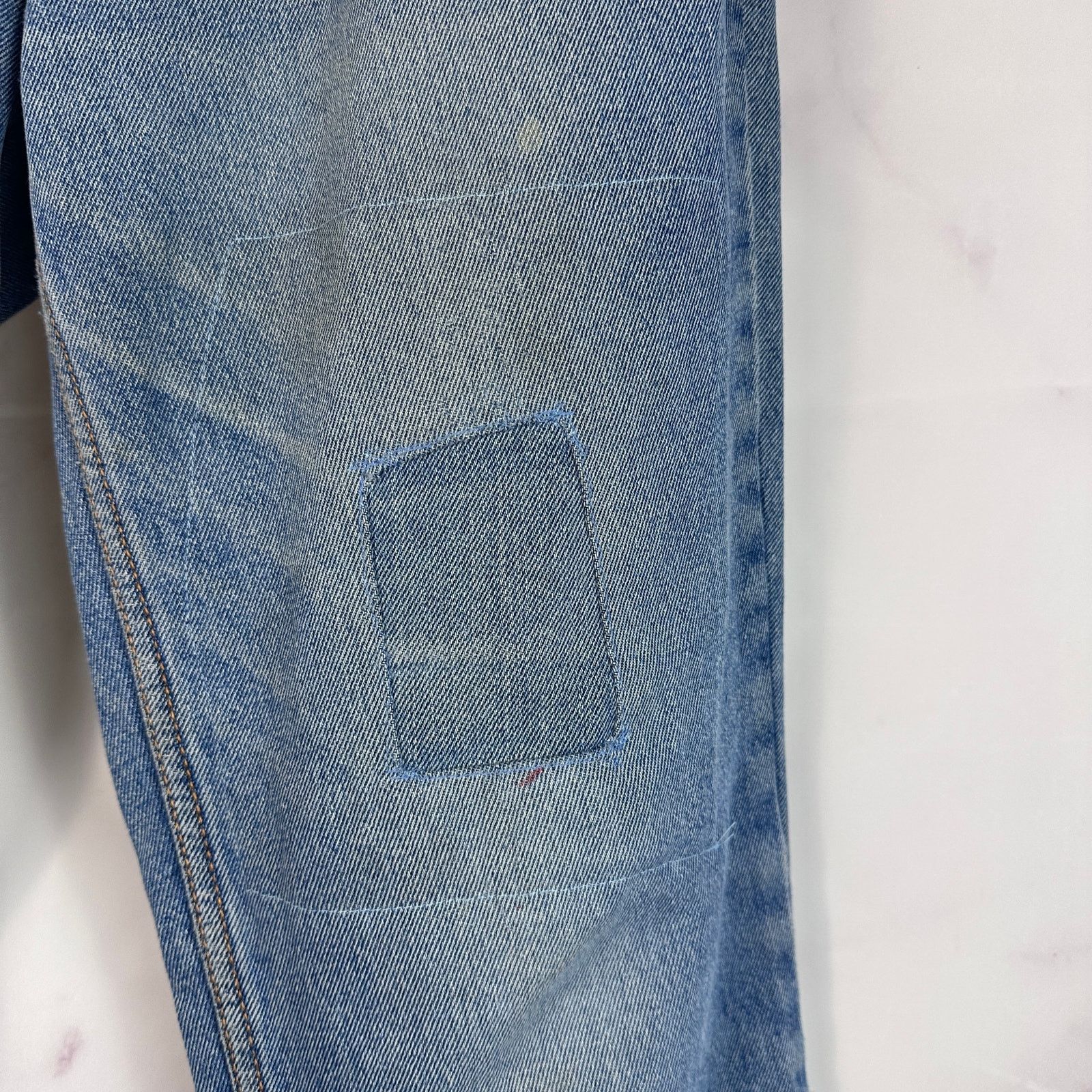 Yeezy Free Hoover Orange Tab Denim Size US 33 - 6 Thumbnail