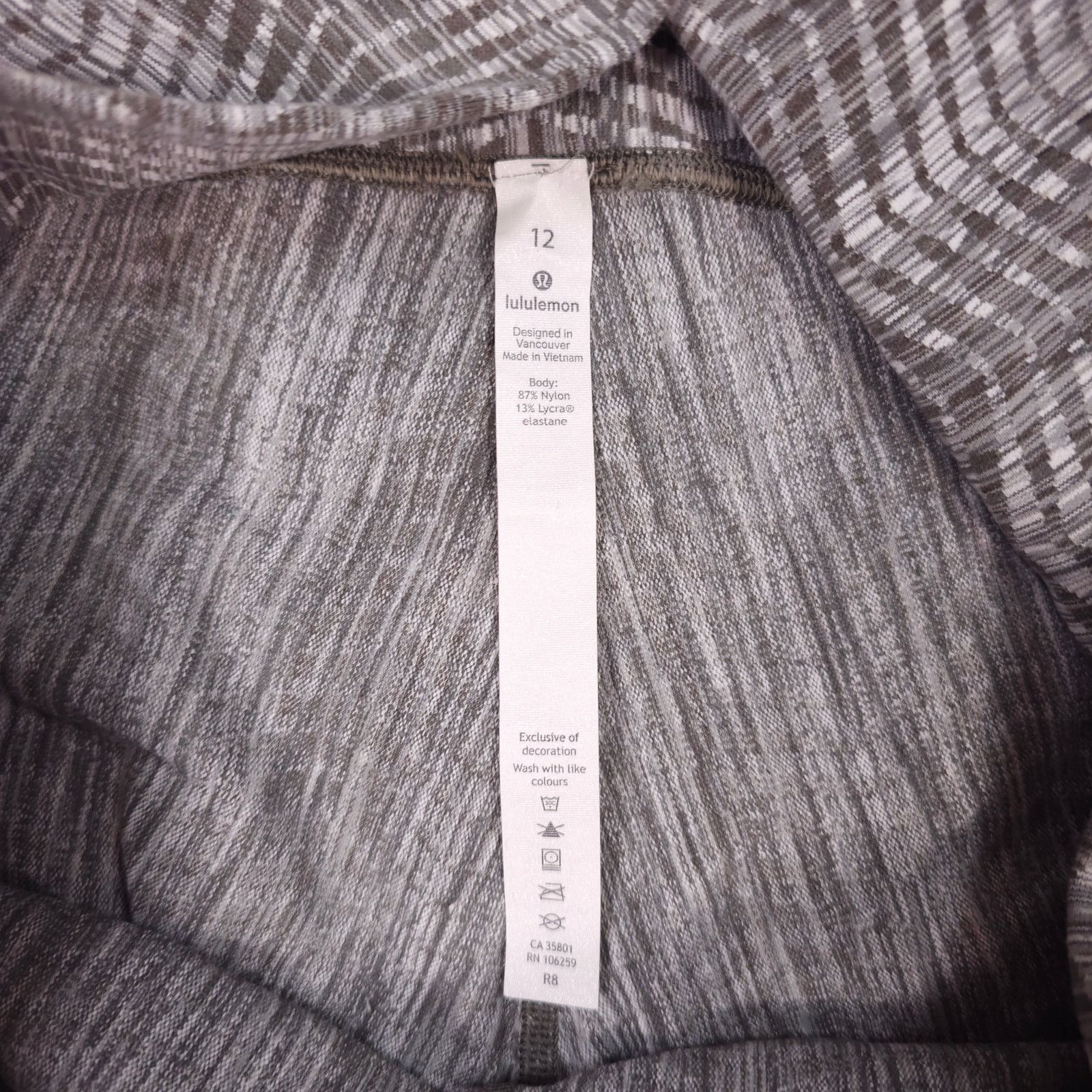 Lululemon Lululemon Wunder Under Crop High Rise Leggings Sz 12 Size 34" / US 12 / IT 48 - 4 Thumbnail