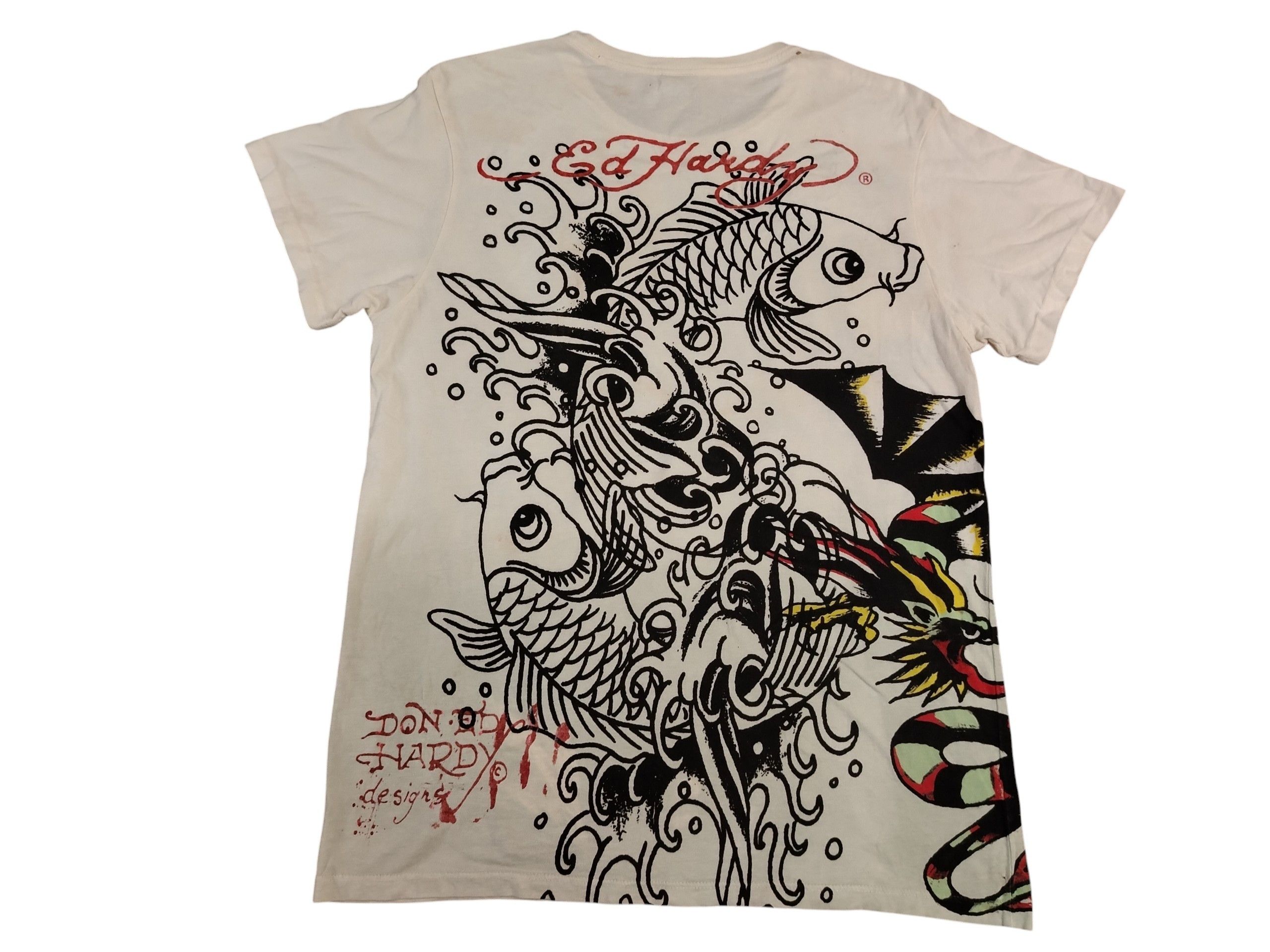 Ed Hardy Ed Hardy by Christian Audigier T-shirt vtg Y2k Size US M / EU 48-50 / 2 - 2 Thumbnail