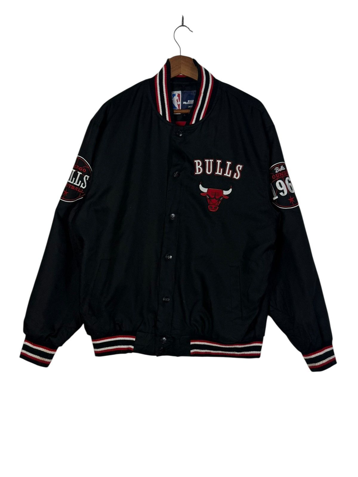 NBA Vintage 90s Chicago Bulls Varsity Jacket Size US XL / EU 56 / 4 - 3 Thumbnail