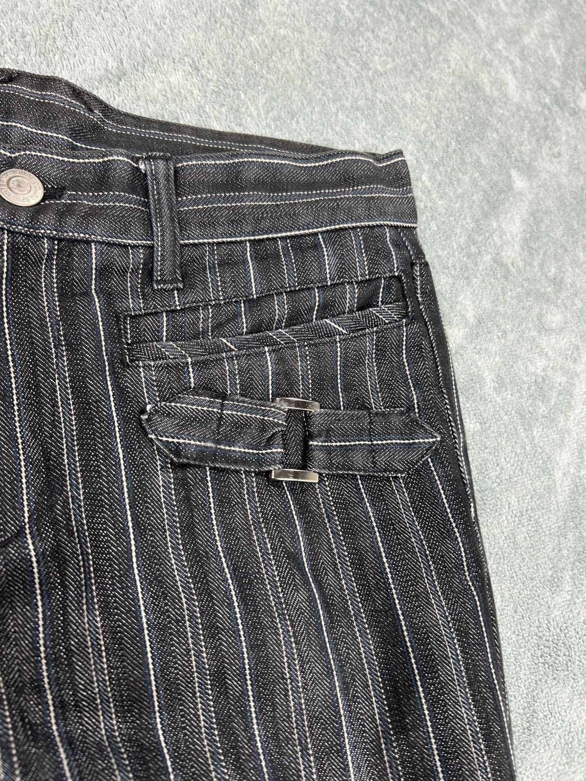 Tornado Mart Tornado Mart Flared Stripe Pants. S0169 Size US 28 / EU 44 - 5 Thumbnail
