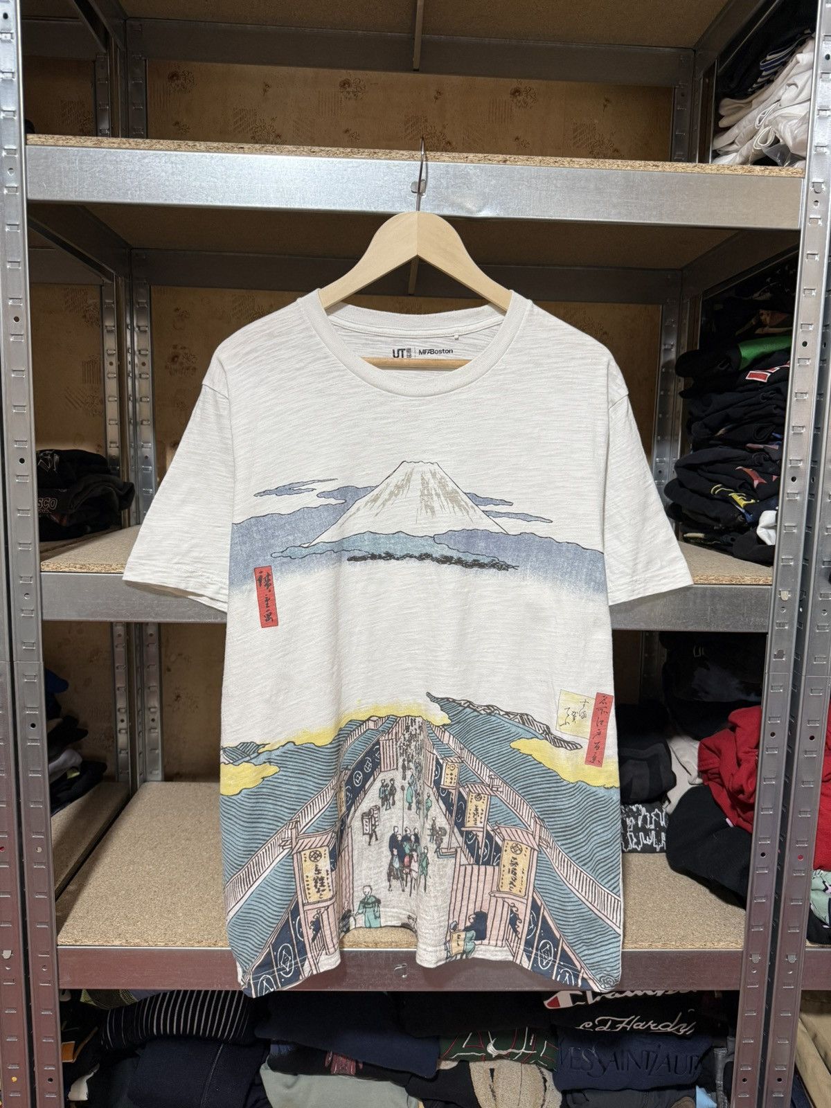 Designer × Japanese Brand × Uniqlo Rare Uniqlo MFA Boston Edo Ukiyo-E T-Shirt Y2K Hype Size US XXL / EU 58 / 5 - 1 Thumbnail