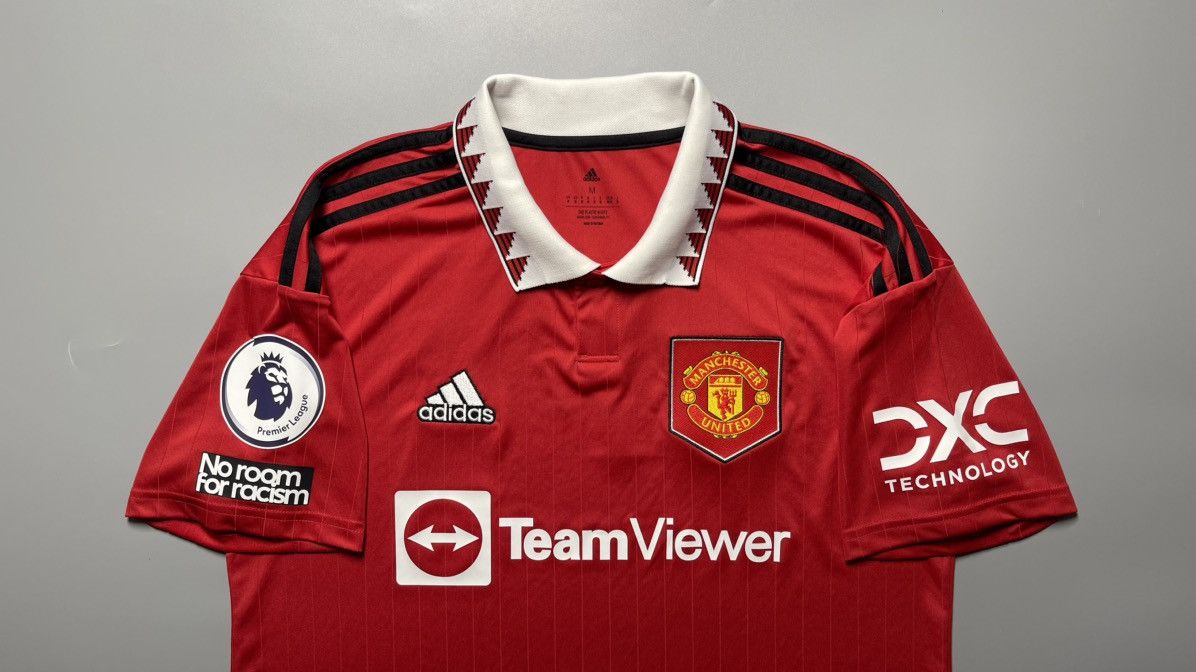 Adidas MANCHESTER UNITED ADIDAS 2022/2023 SOCCER JERSEY #7 RONALDO Size US M / EU 48-50 / 2 - 3 Thumbnail
