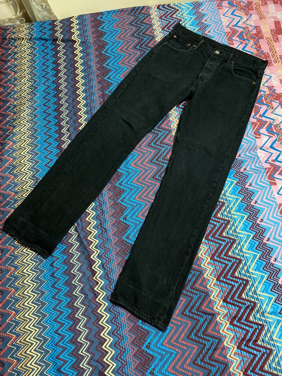 Levi's × Vintage Levi’s 501 jeans black vintage denim pants Size US 30 / EU 46 - 18 Thumbnail
