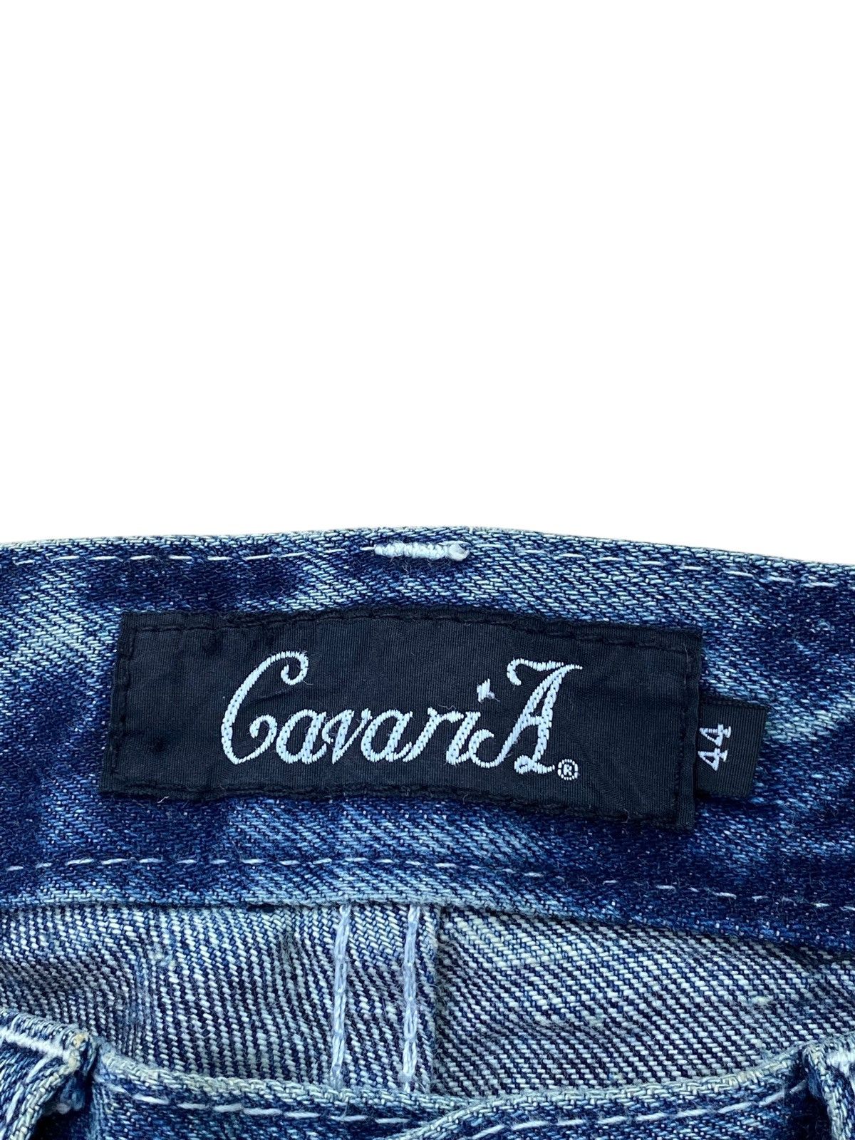 Japanese Brand Japanese Brand Faded Blue Wash Distress Flare Style Size US 30 / EU 46 - 15 Thumbnail