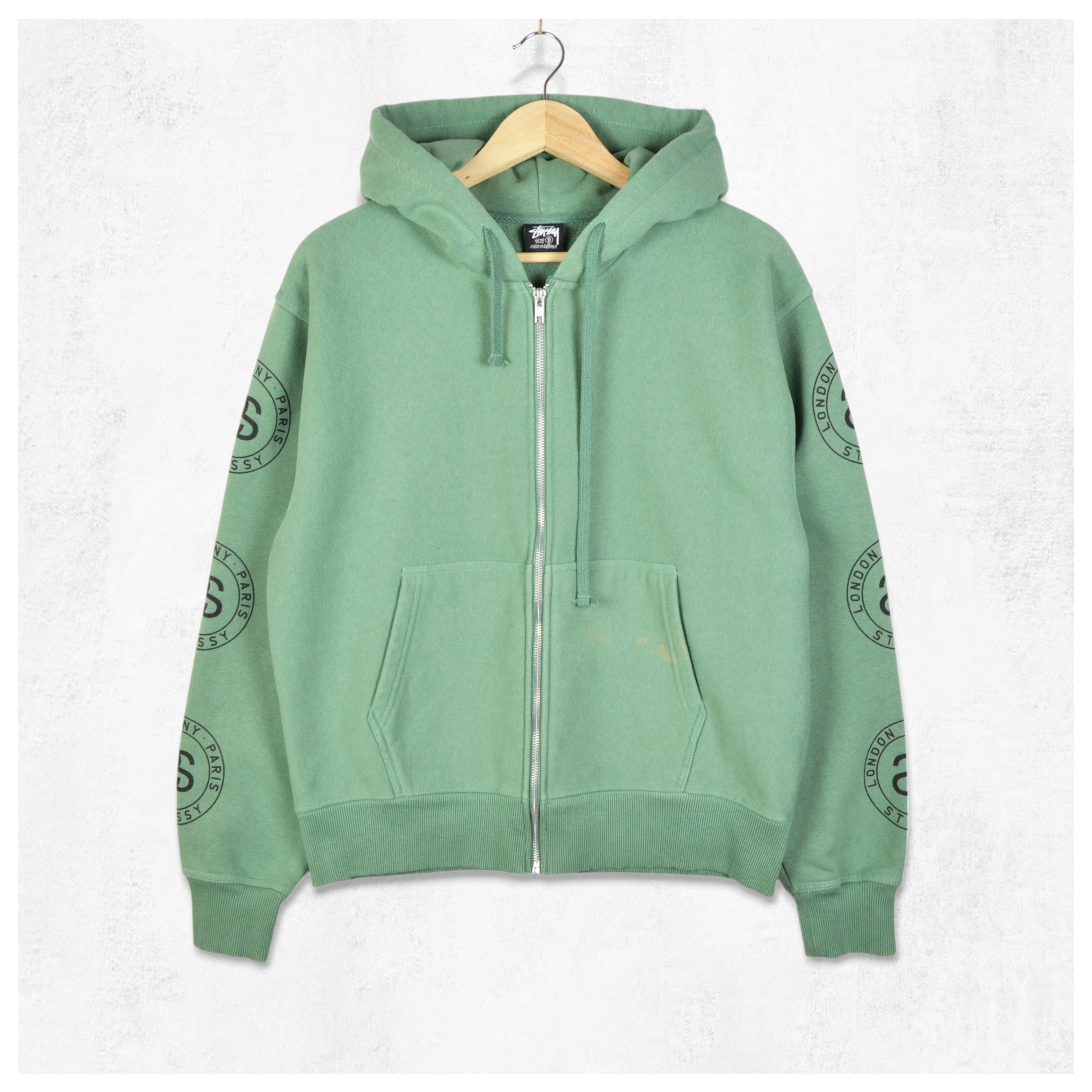 Buy Stussy Great Future Zip Hoodie 'Ash Heather' - 1974896