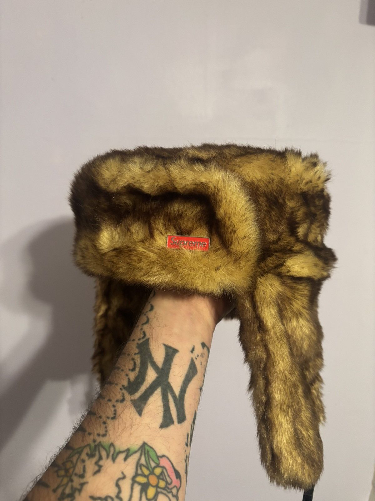 Supreme Ushanka hat brown