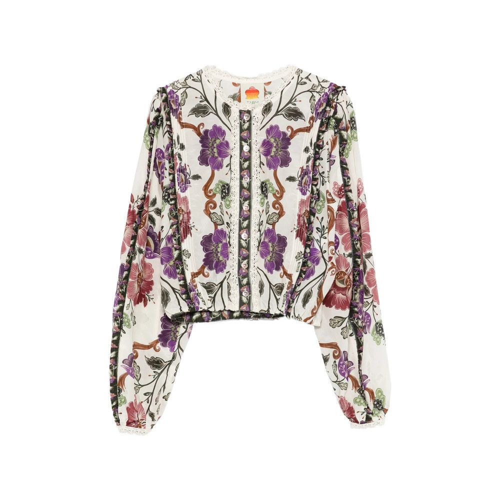 Farm Rio WHITE Tops - Shirts