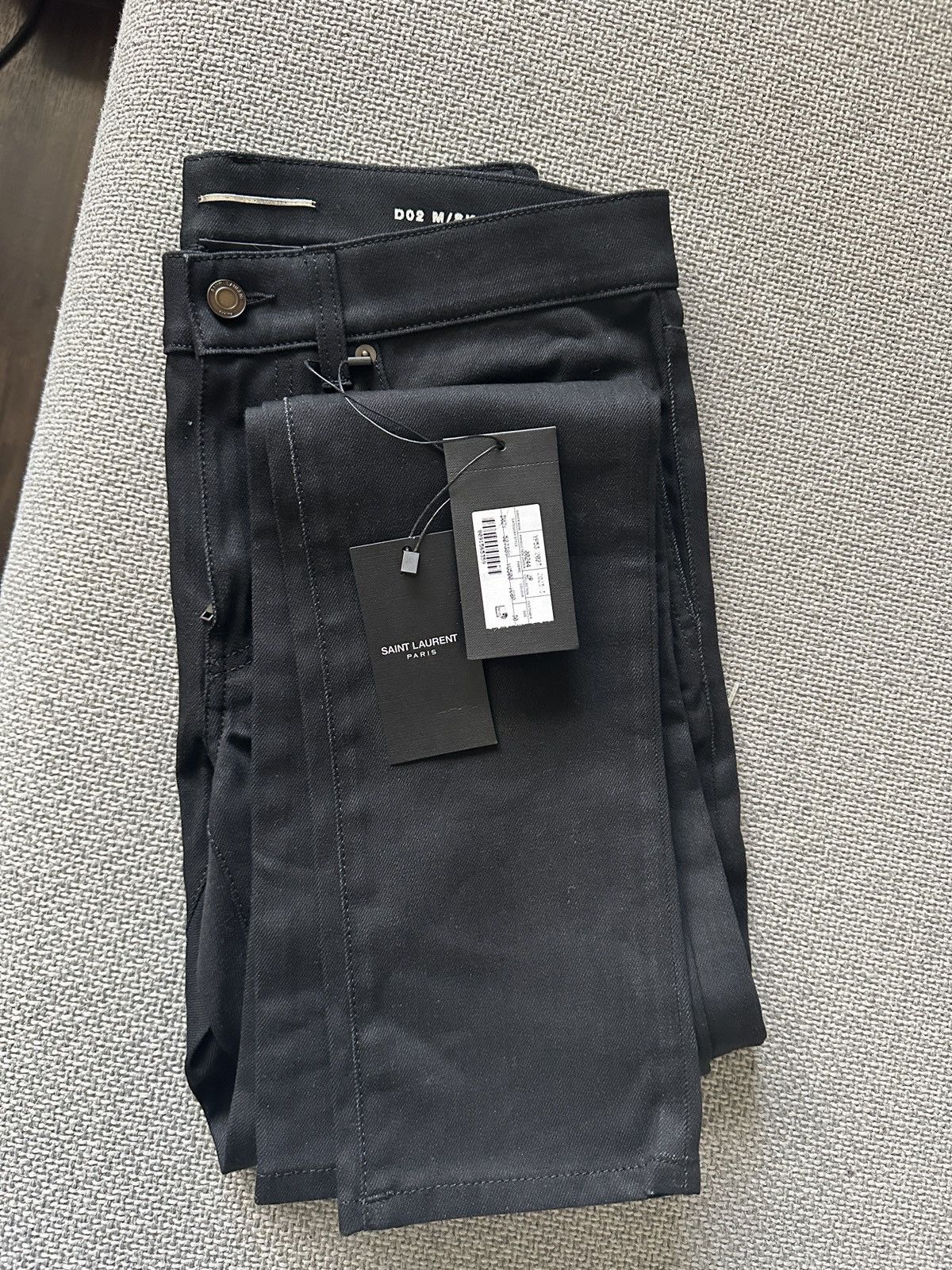 SAINT LAURENT D24 M/SK-MW ブラックデニム サイズ27 Saint Laurent