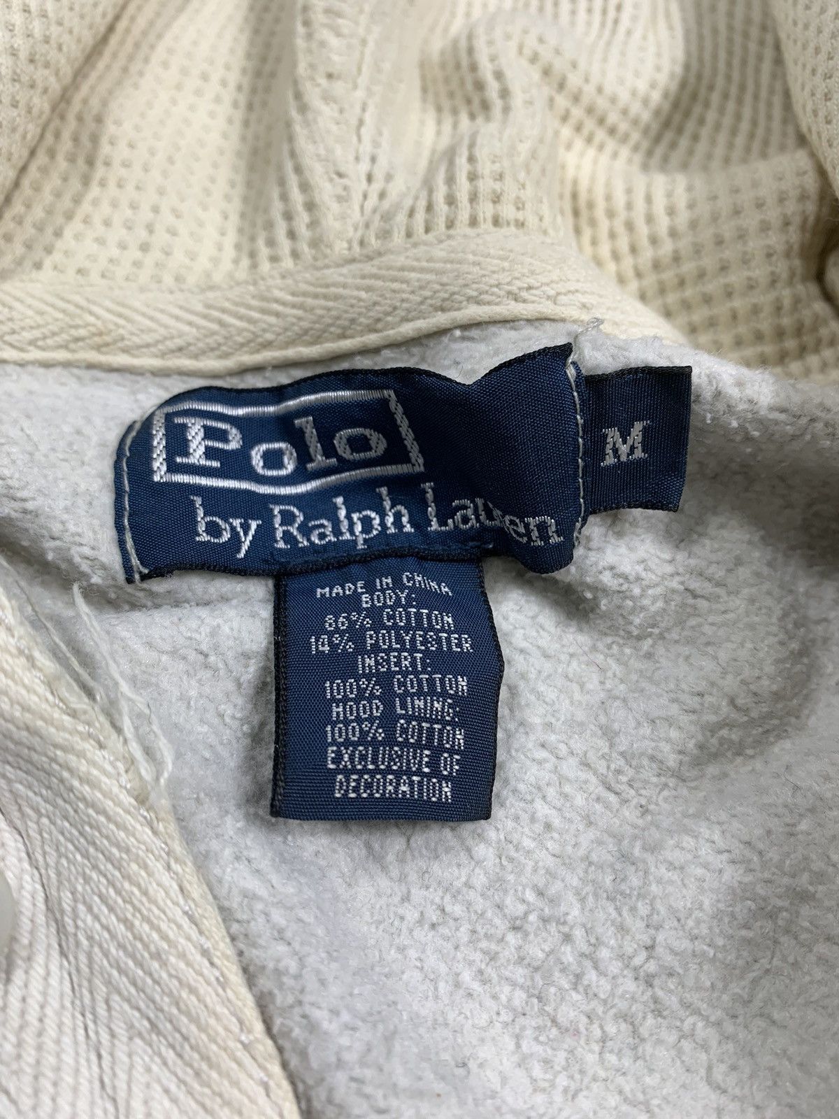 Polo Ralph Lauren Vintage Polo Ralph Lauren Box fit Logo striped y2k hoodie Size US M / EU 48-50 / 2 - 7 Thumbnail
